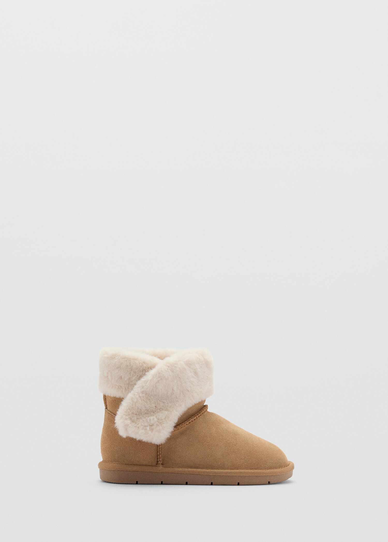 Fur leather ankle boots - Article without model