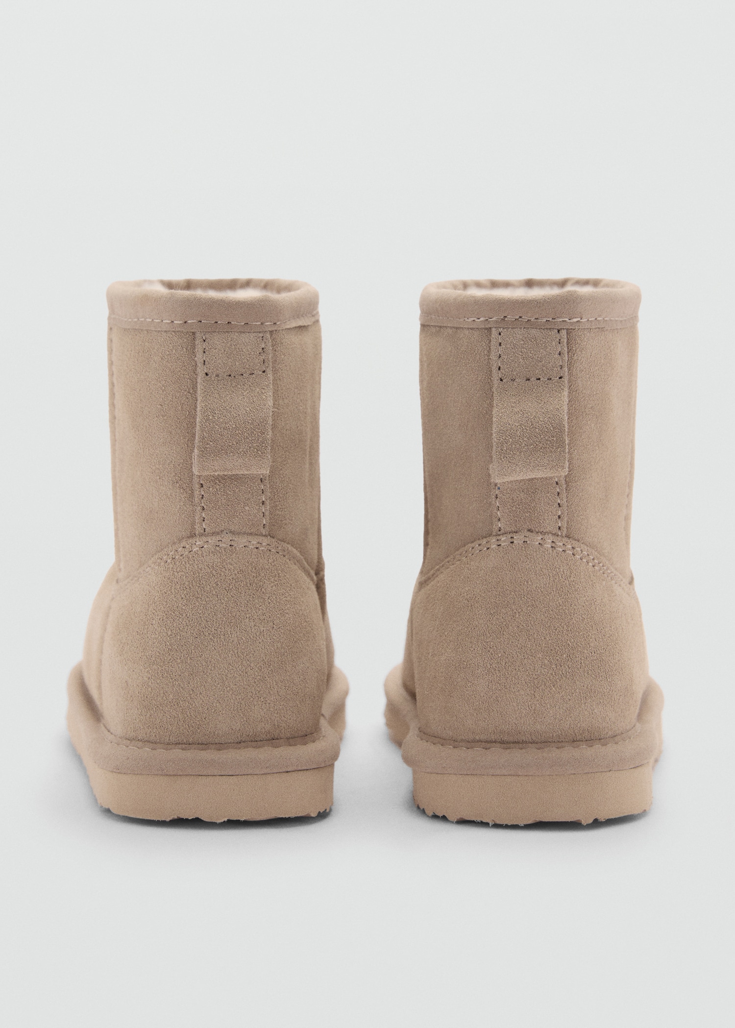 Bottines cuir doublées imitation fourrure - Détail de l'article 1