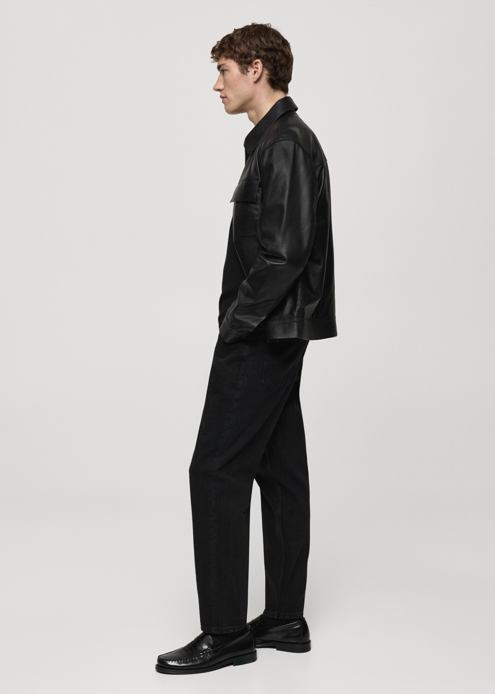 Jeans tapered-fit negros - Detalle del artículo 2
