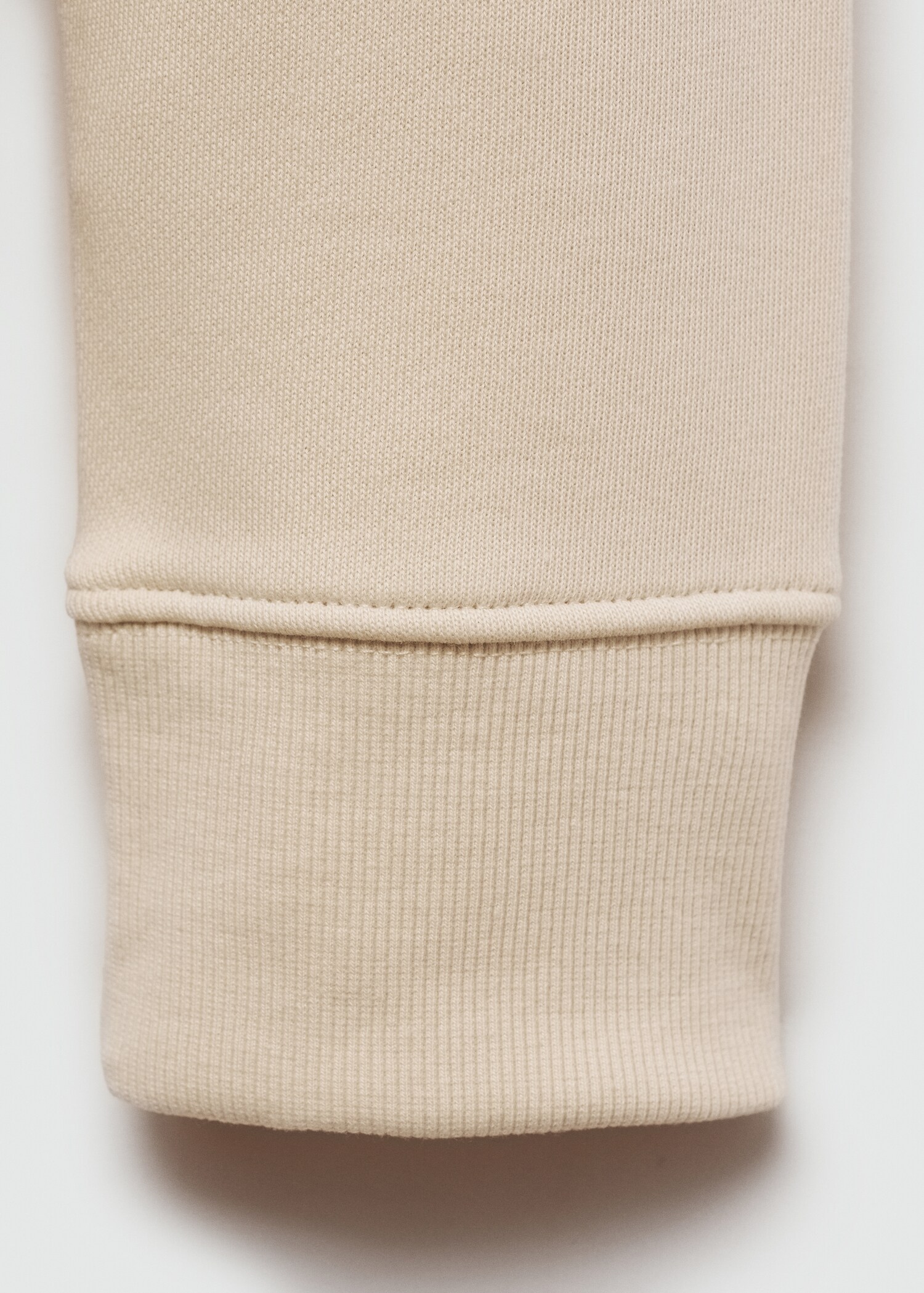 Pluche katoenen sweatshirt - Detail van het artikel 0