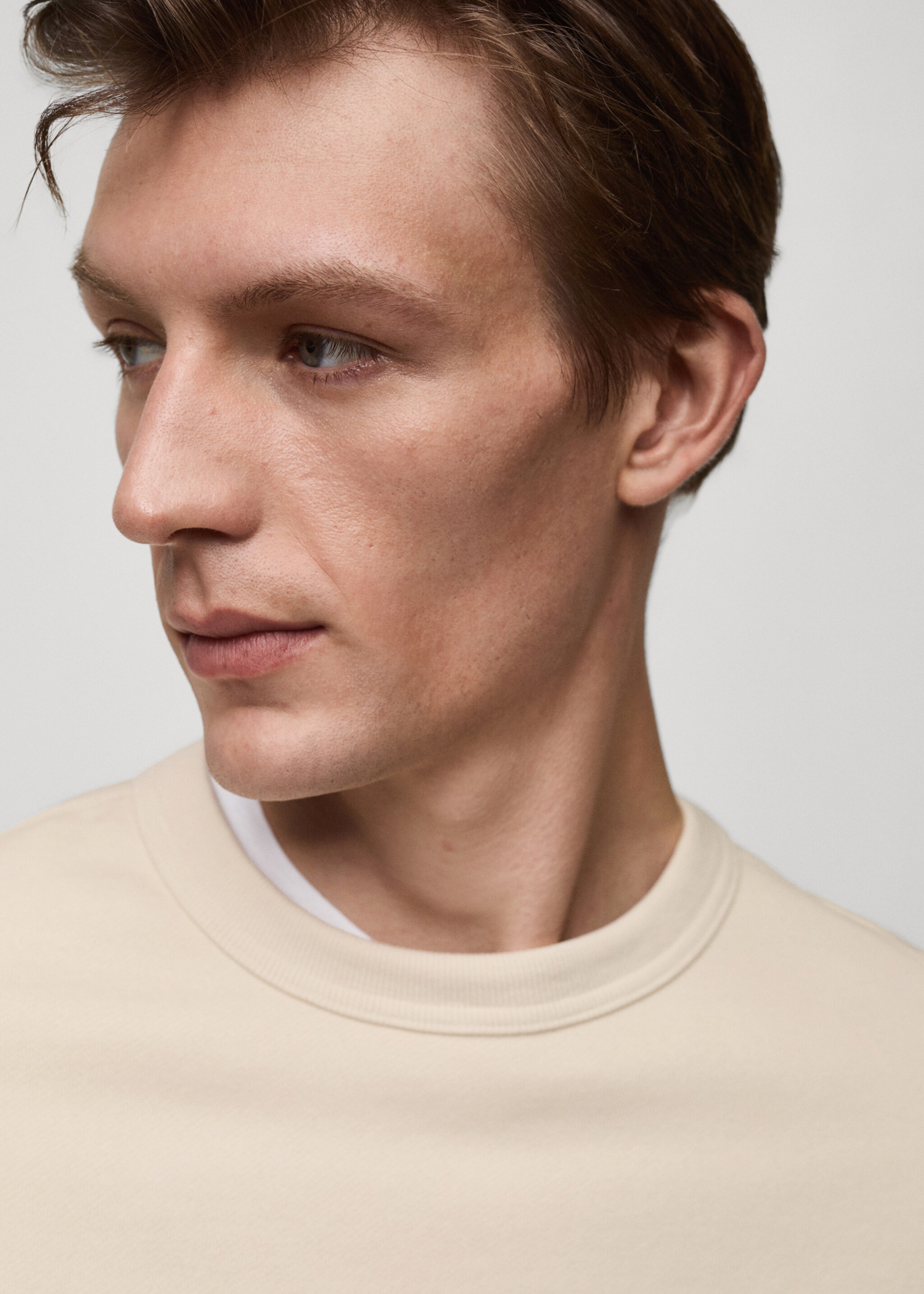 Plush cotton sweatshirt - Details of the article 1