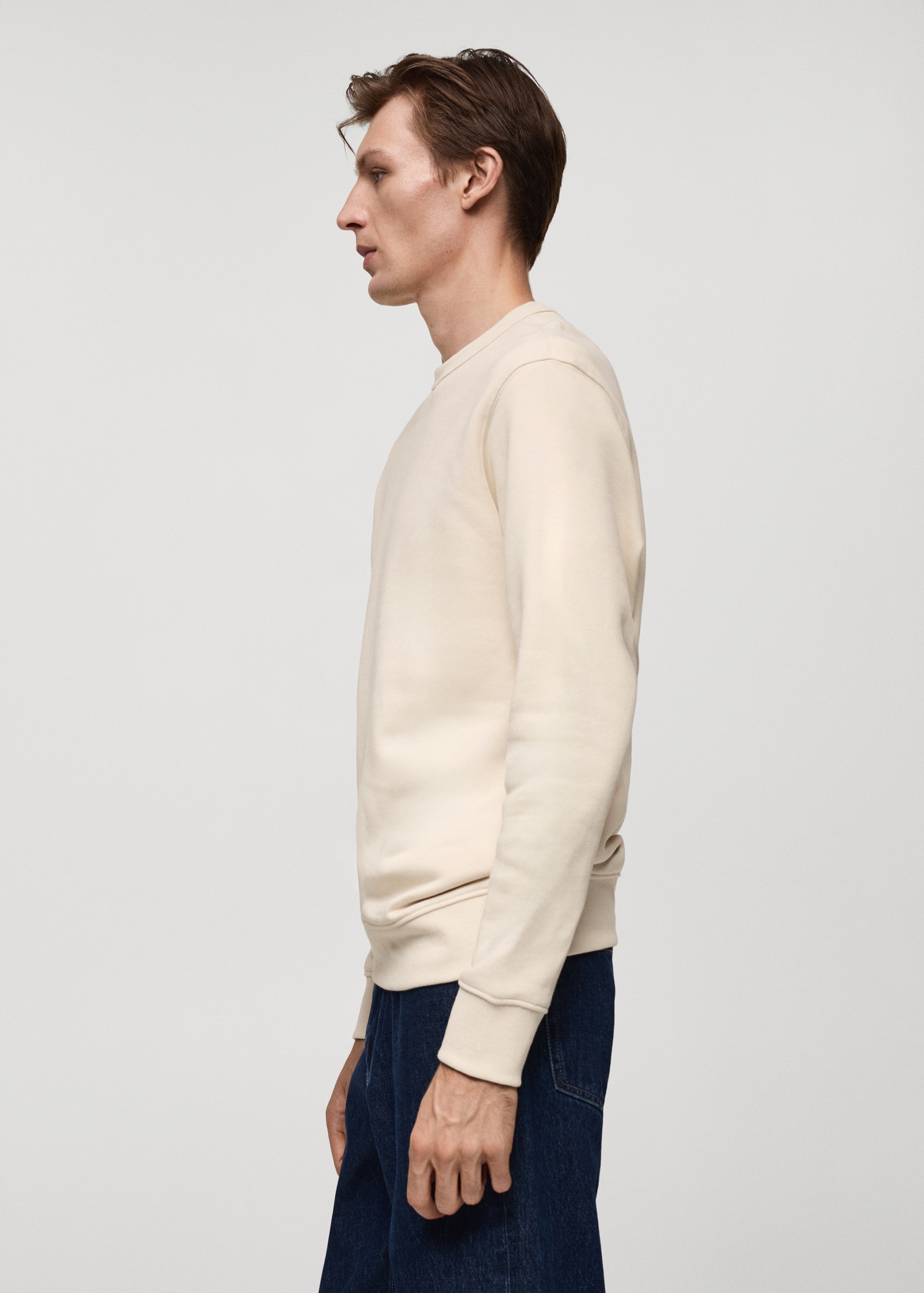 Plush cotton sweatshirt - Details of the article 2