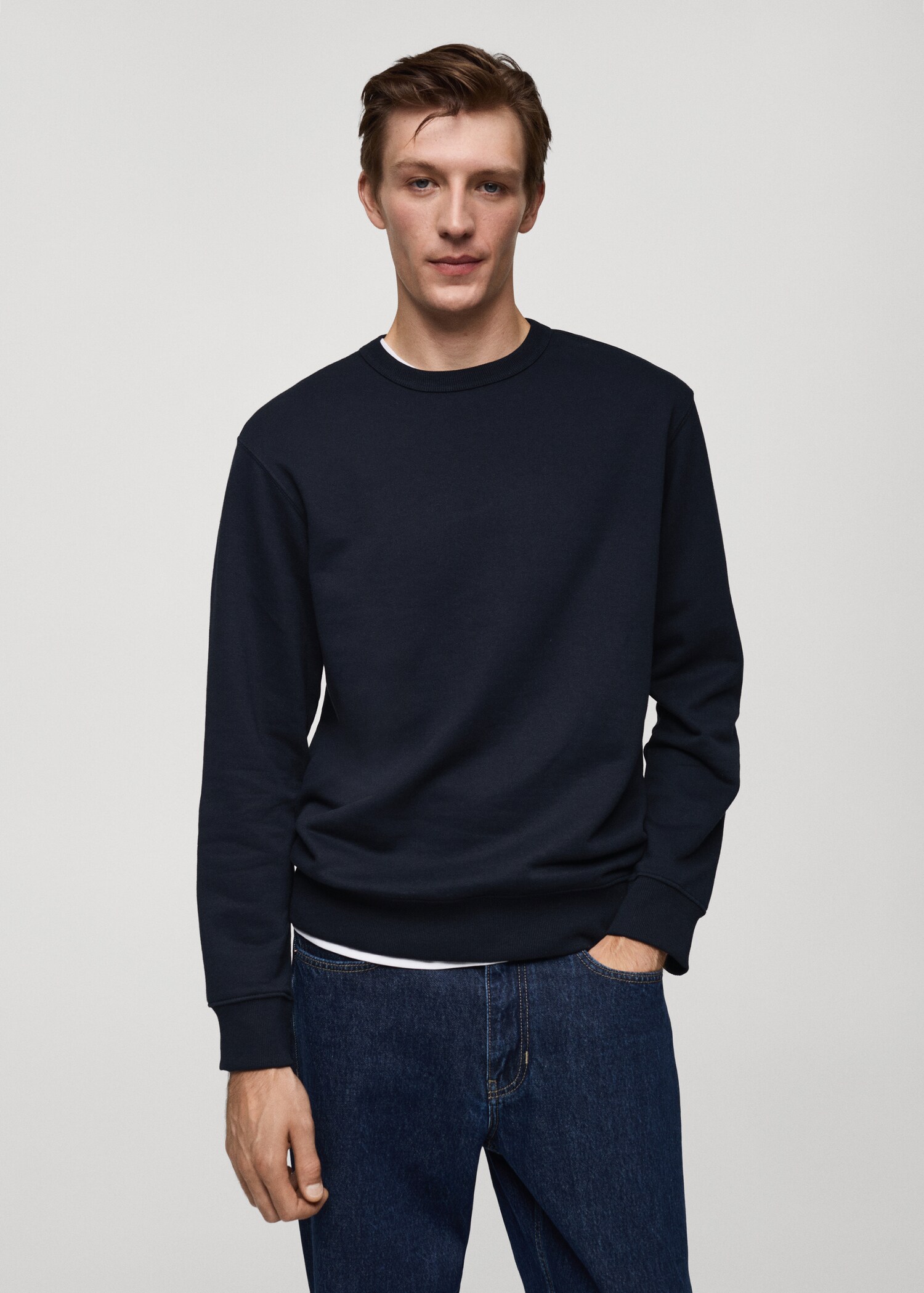 Sweat-shirt tissu éponge coton - Plan moyen