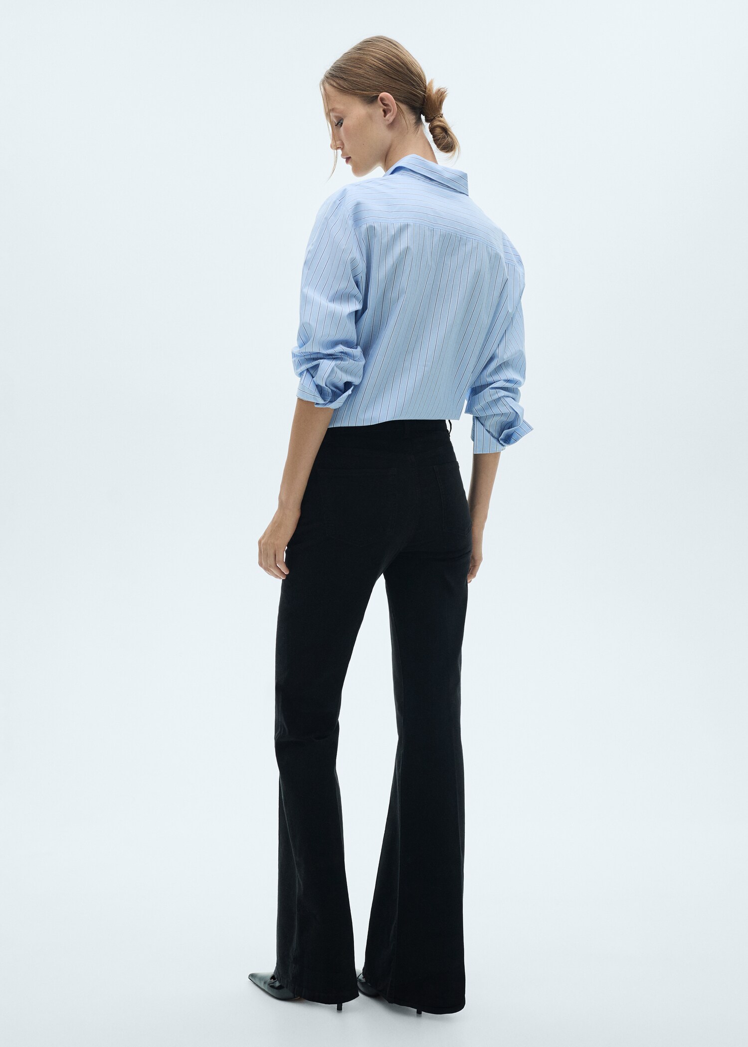 Jeans flare pana - Reverso del artículo
