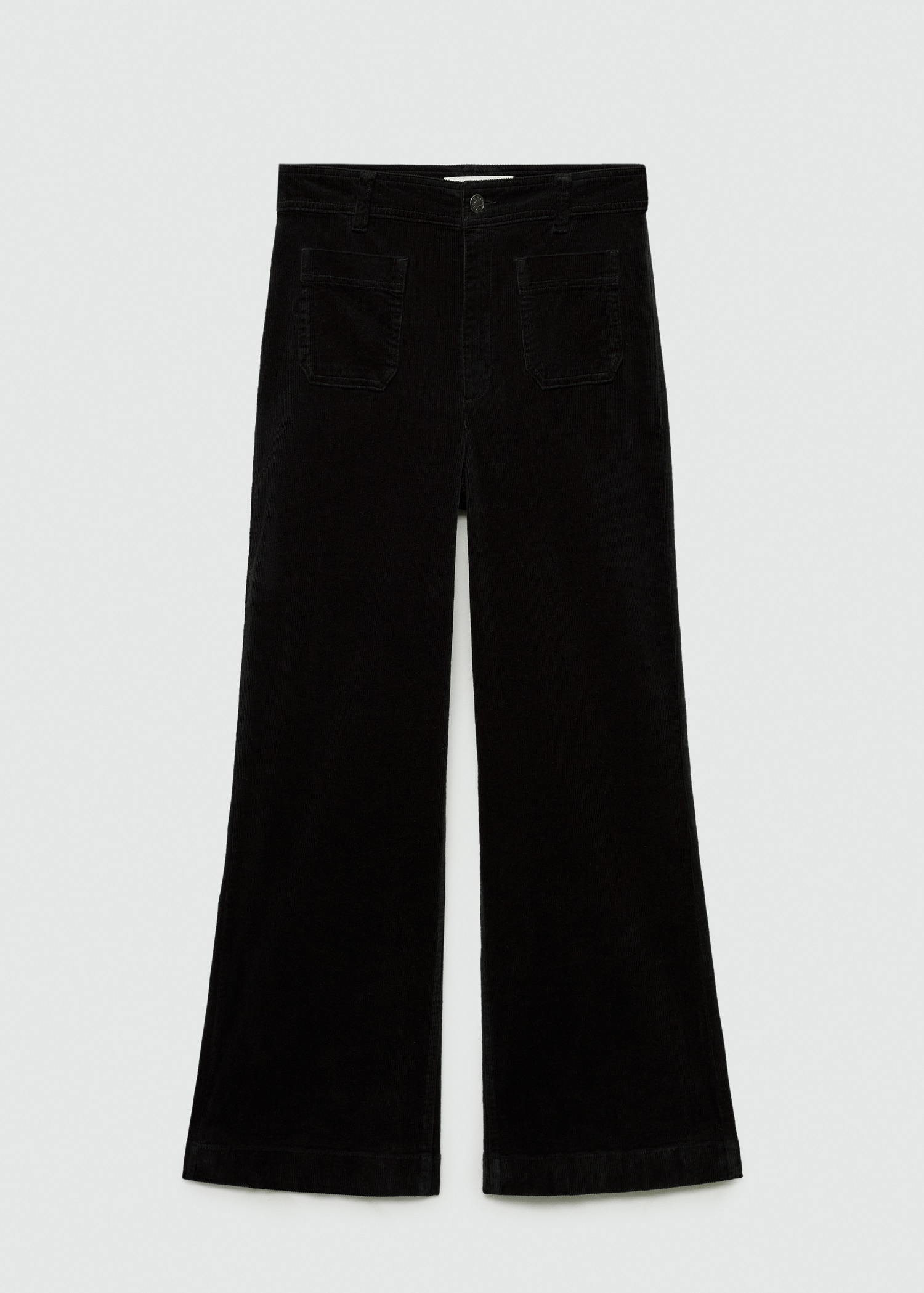 Pantalon Catherin style jupe-culotte velours côtelé - Article sans modèle