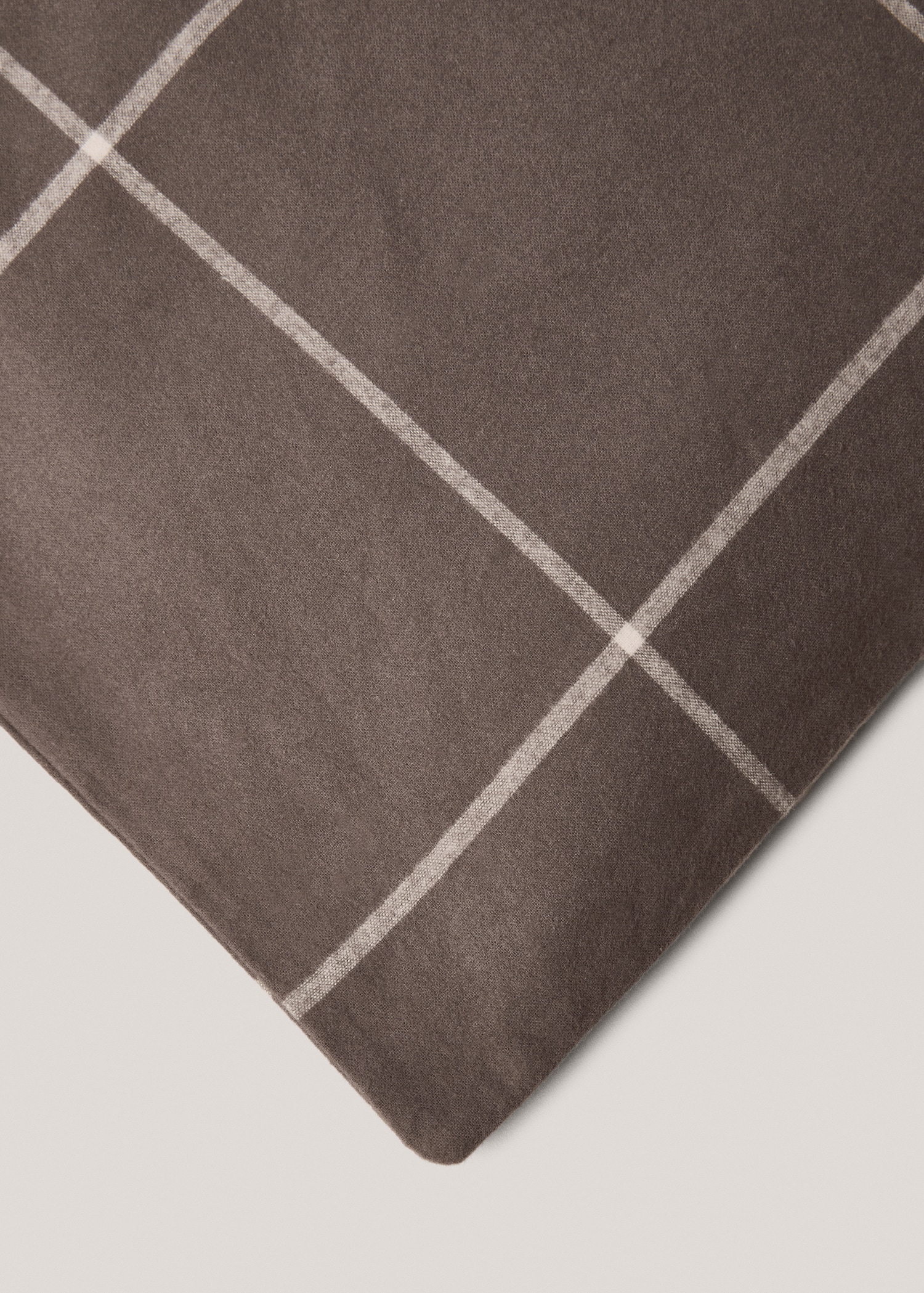 Duvet cover cotton flannel checkered cotton bed 135cm - Details of the article 2