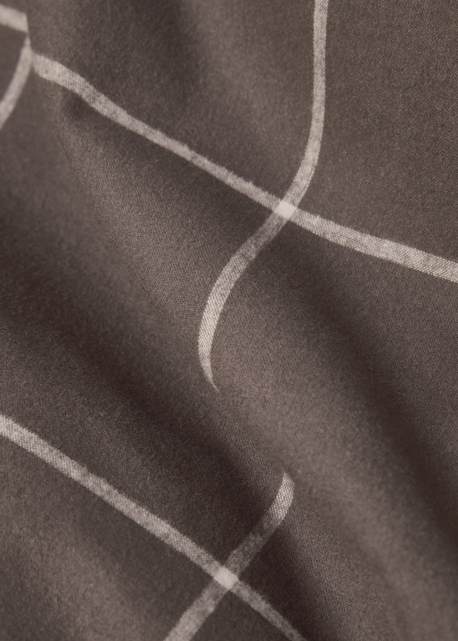 Duvet cover cotton flannel checkered cotton bed 135cm - Details of the article 3