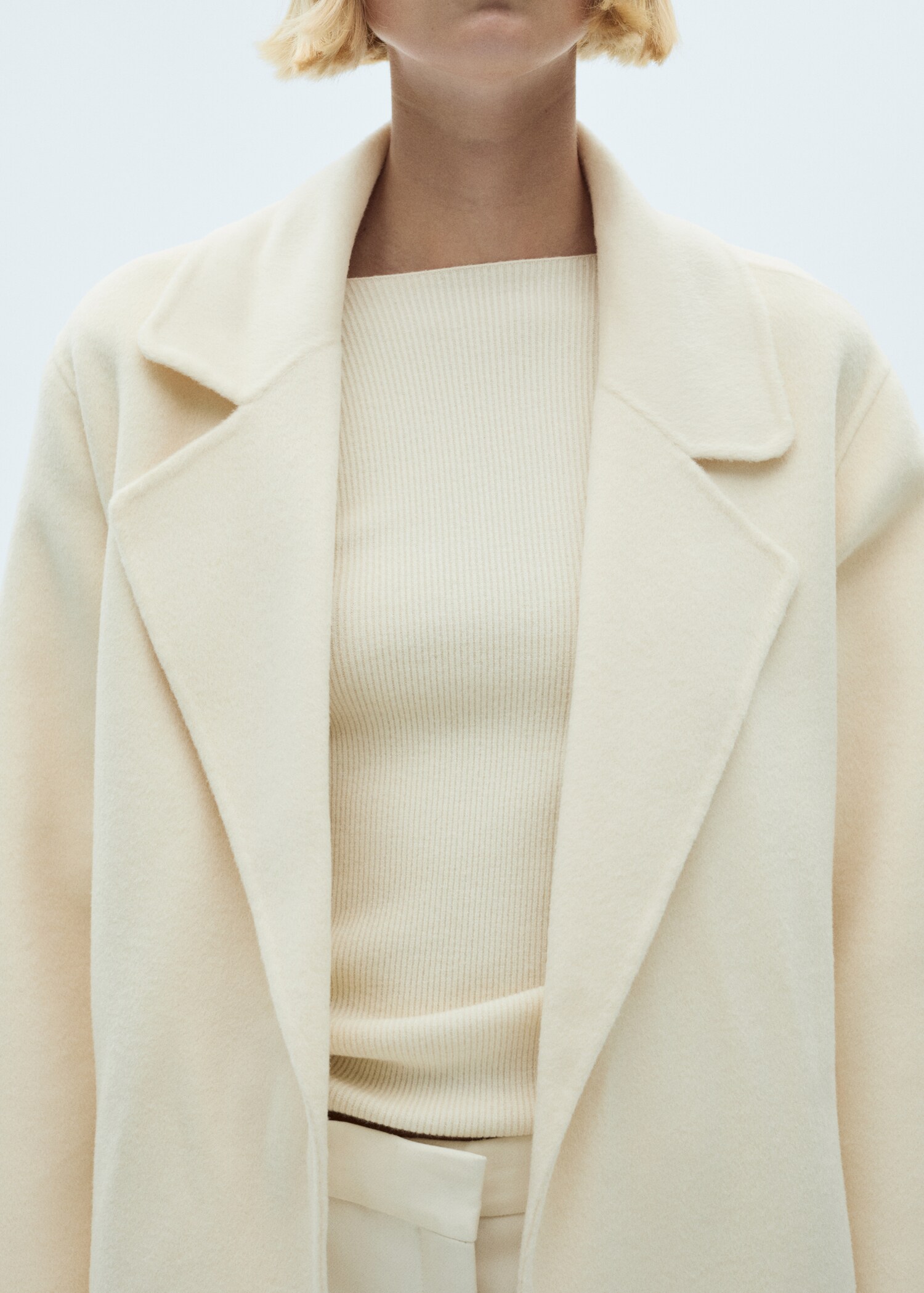 Boat-neck knitted sweater - Details of the article 6