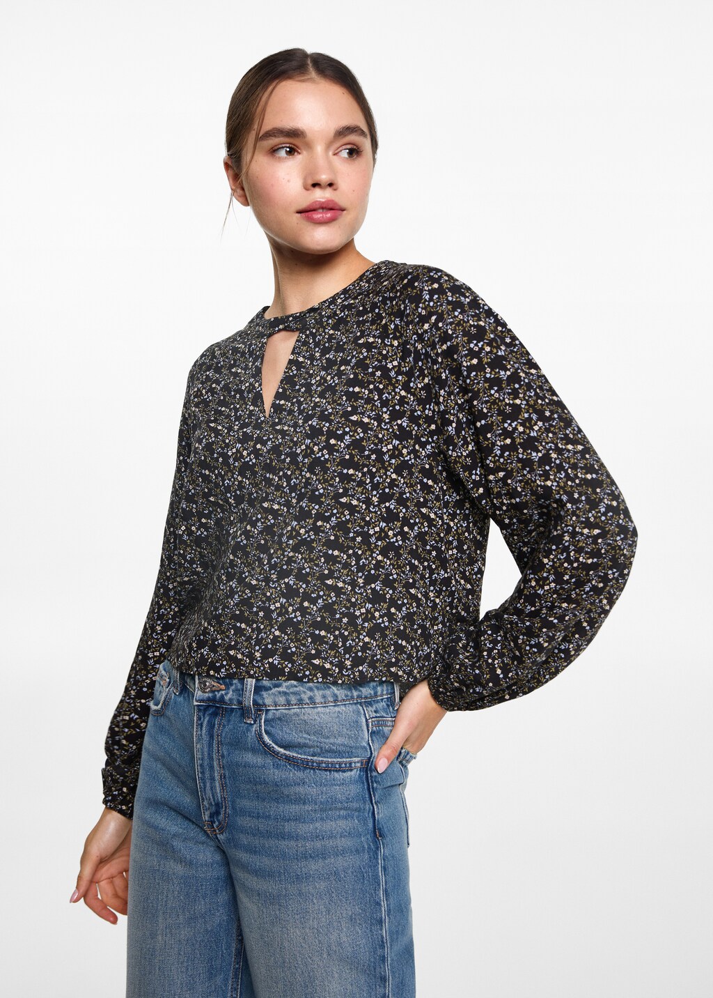Blouse en imprime floral Teen MANGO Mali