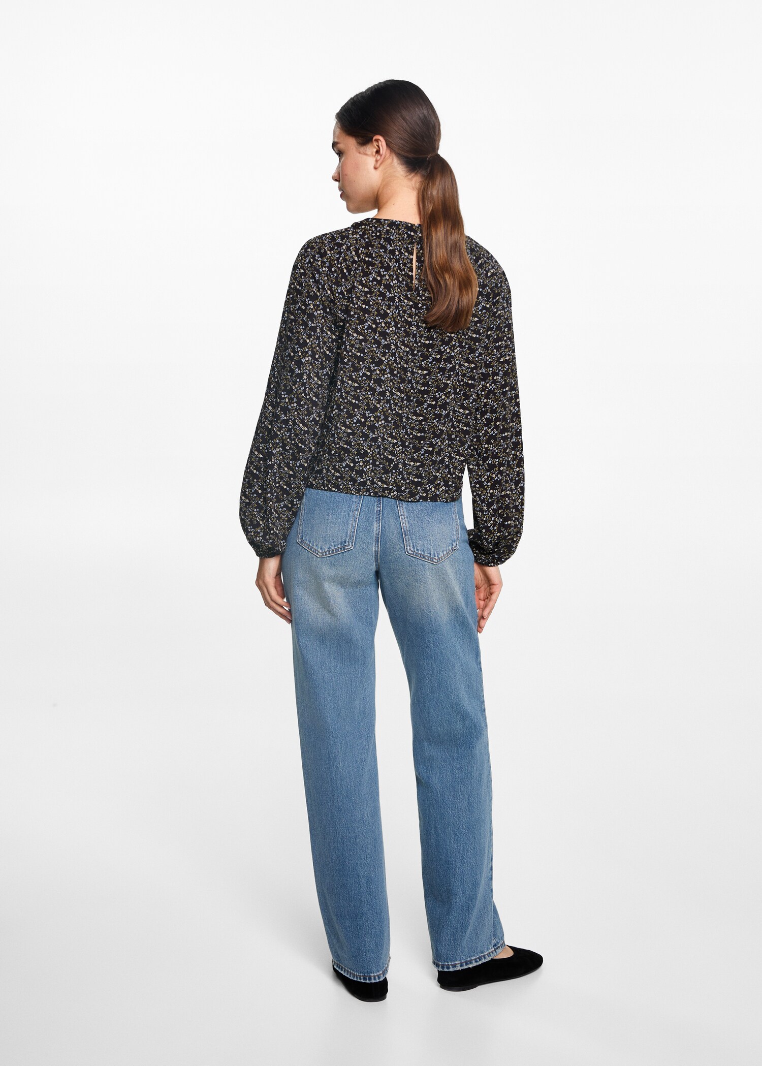 Blouse en imprimé floral - Verso de l’article