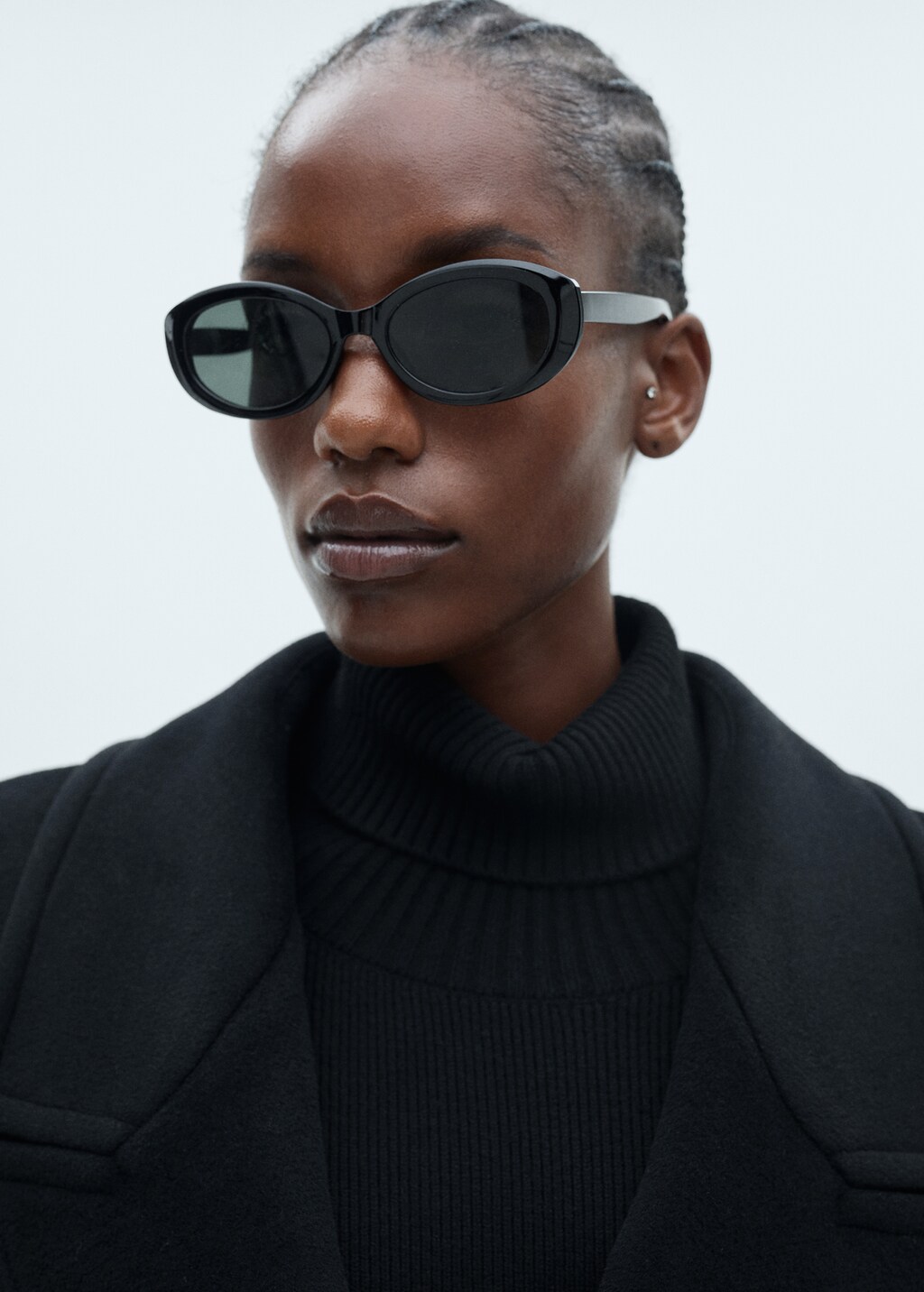 Manteau laine revers