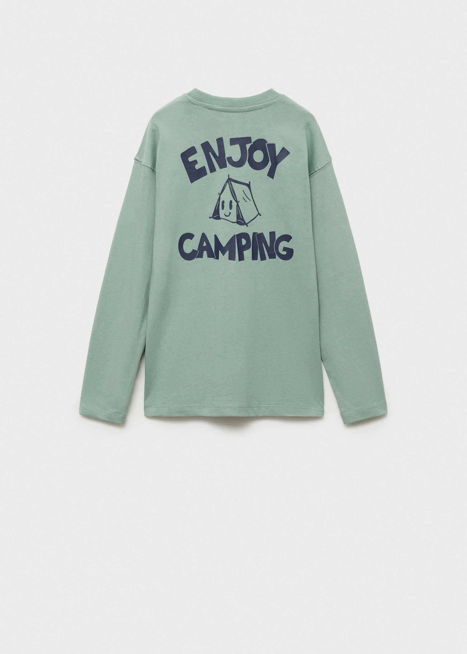 T-shirt manches longues imprimé - Verso de l’article