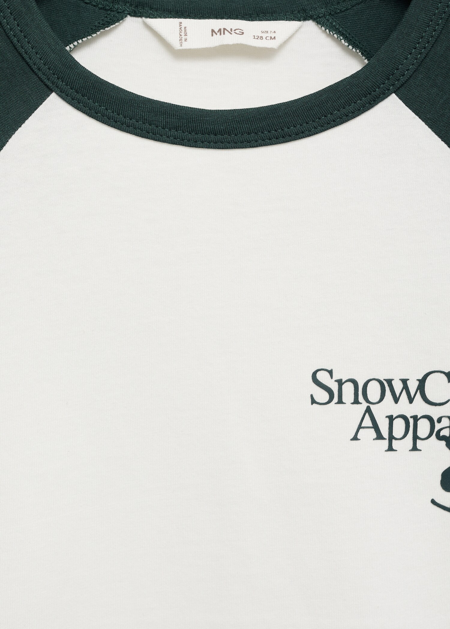 Contrasting cotton-blend T-shirt - Details of the article 0