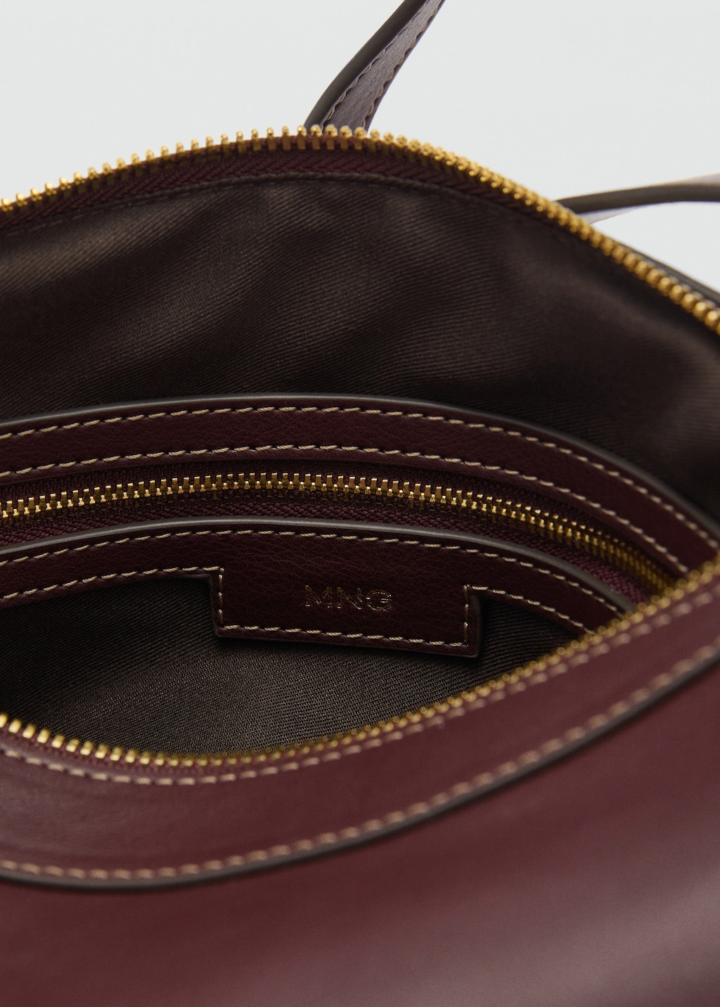 MANGO Women s Faux Leather Shoulder Bag