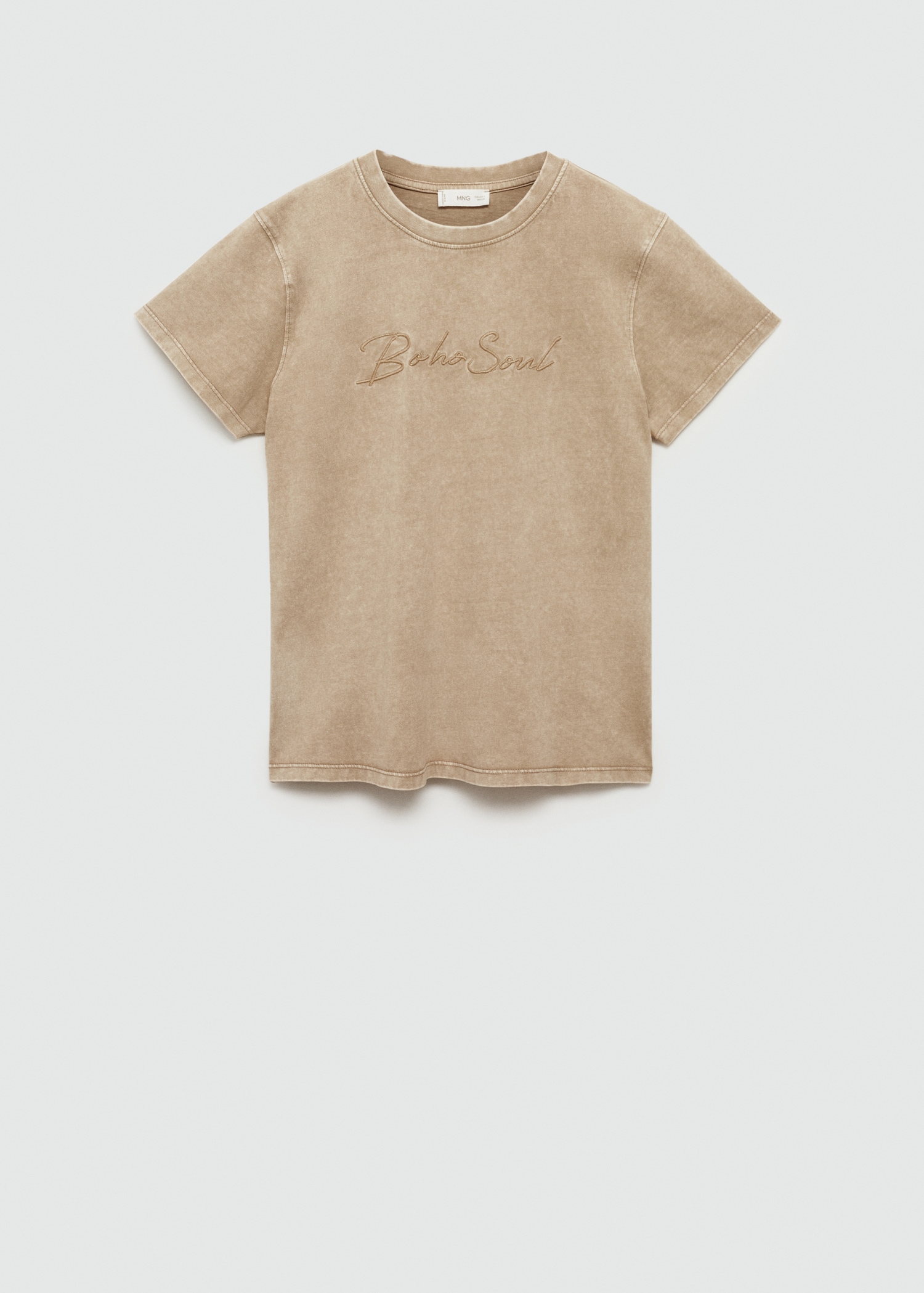 T-shirt coton effet délavé - Article sans modèle