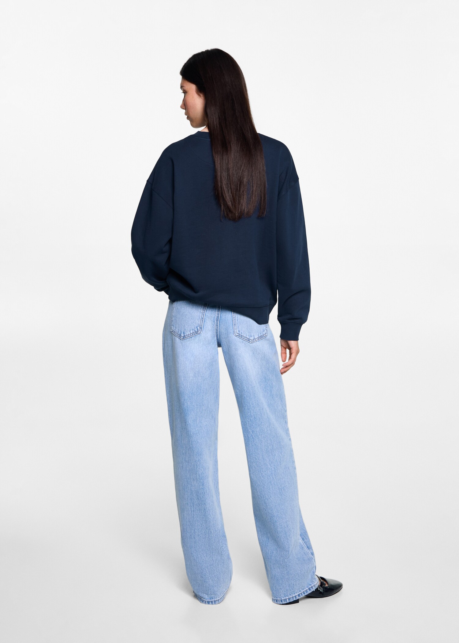 Sweat-shirt coton imprimé - Verso de l’article