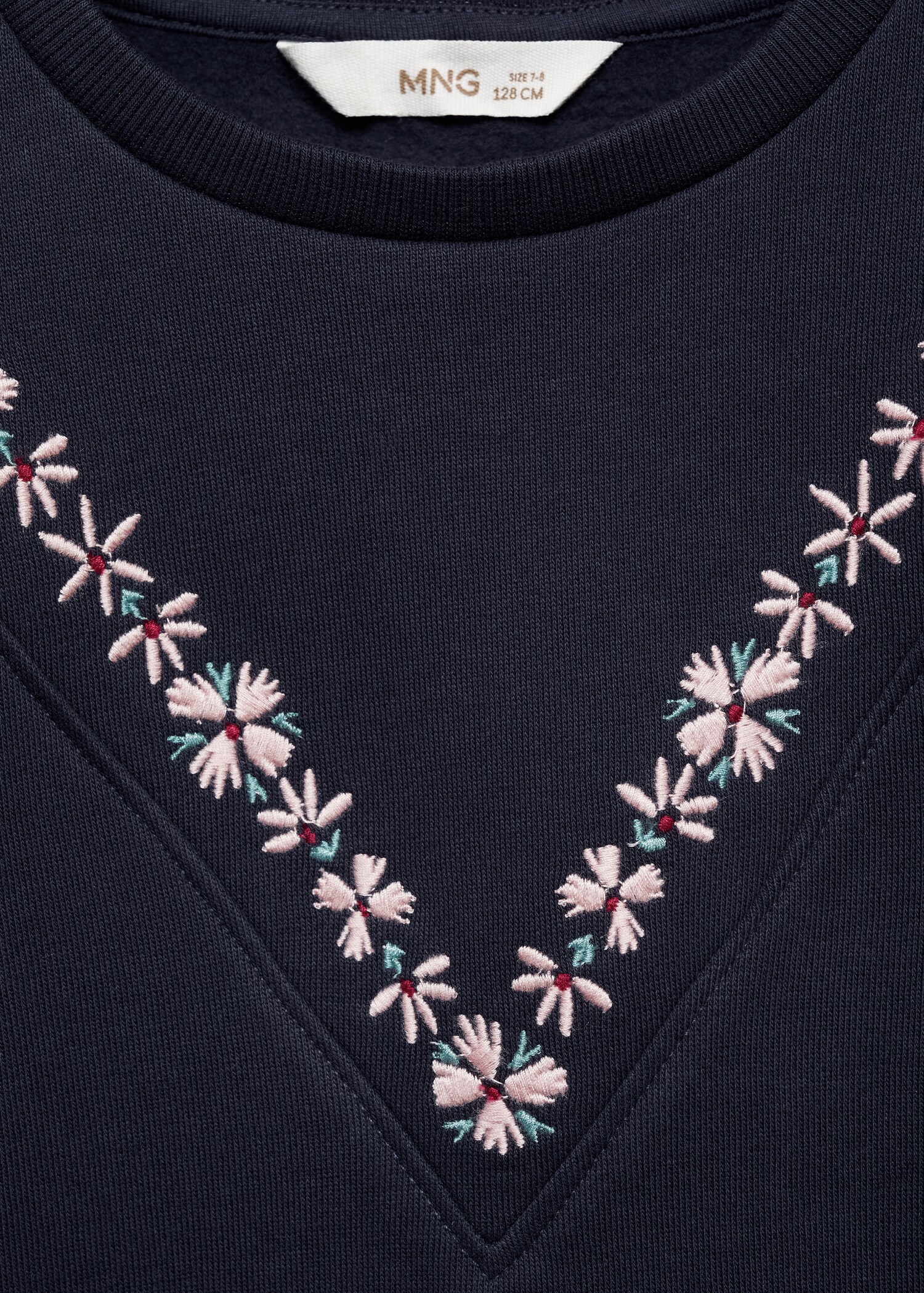 Sweat-shirt broderie florale - Détail de l'article 8
