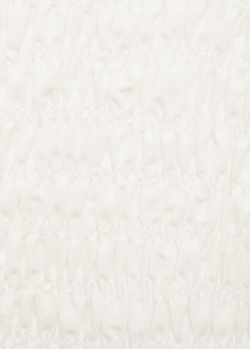 Ruffles ruched T-shirt