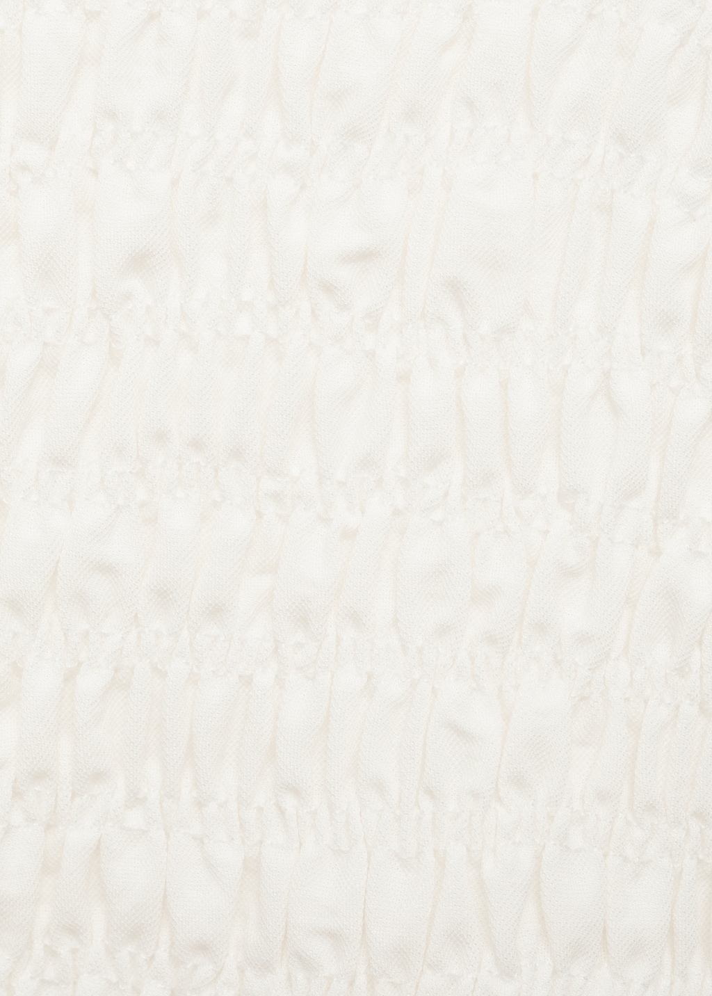 Ruffles ruched T-shirt