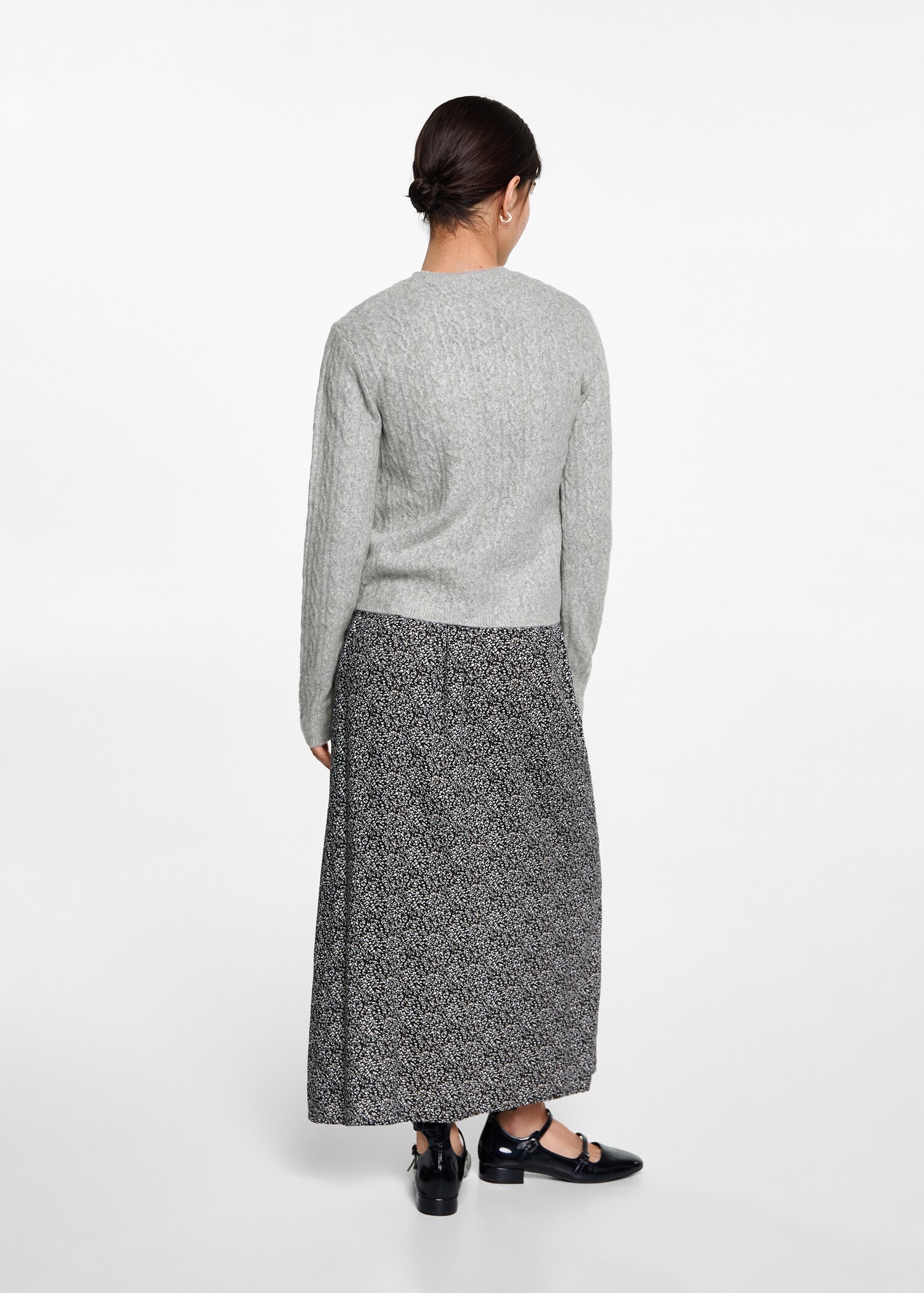 Pull-over maille tressée - Verso de l’article