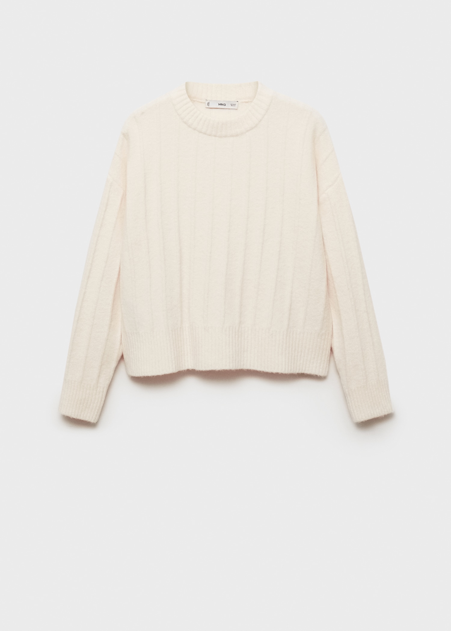 Perkins-neck knitted sweater - Article without model