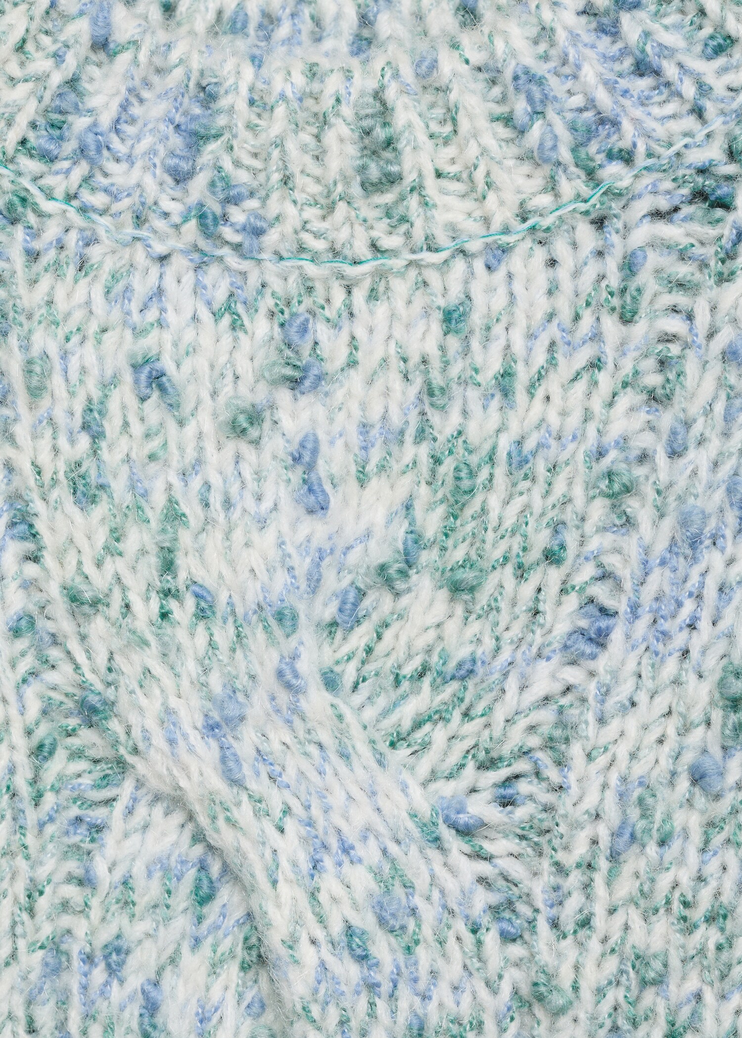 Pull-over bicolore maille - Détail de l'article 8