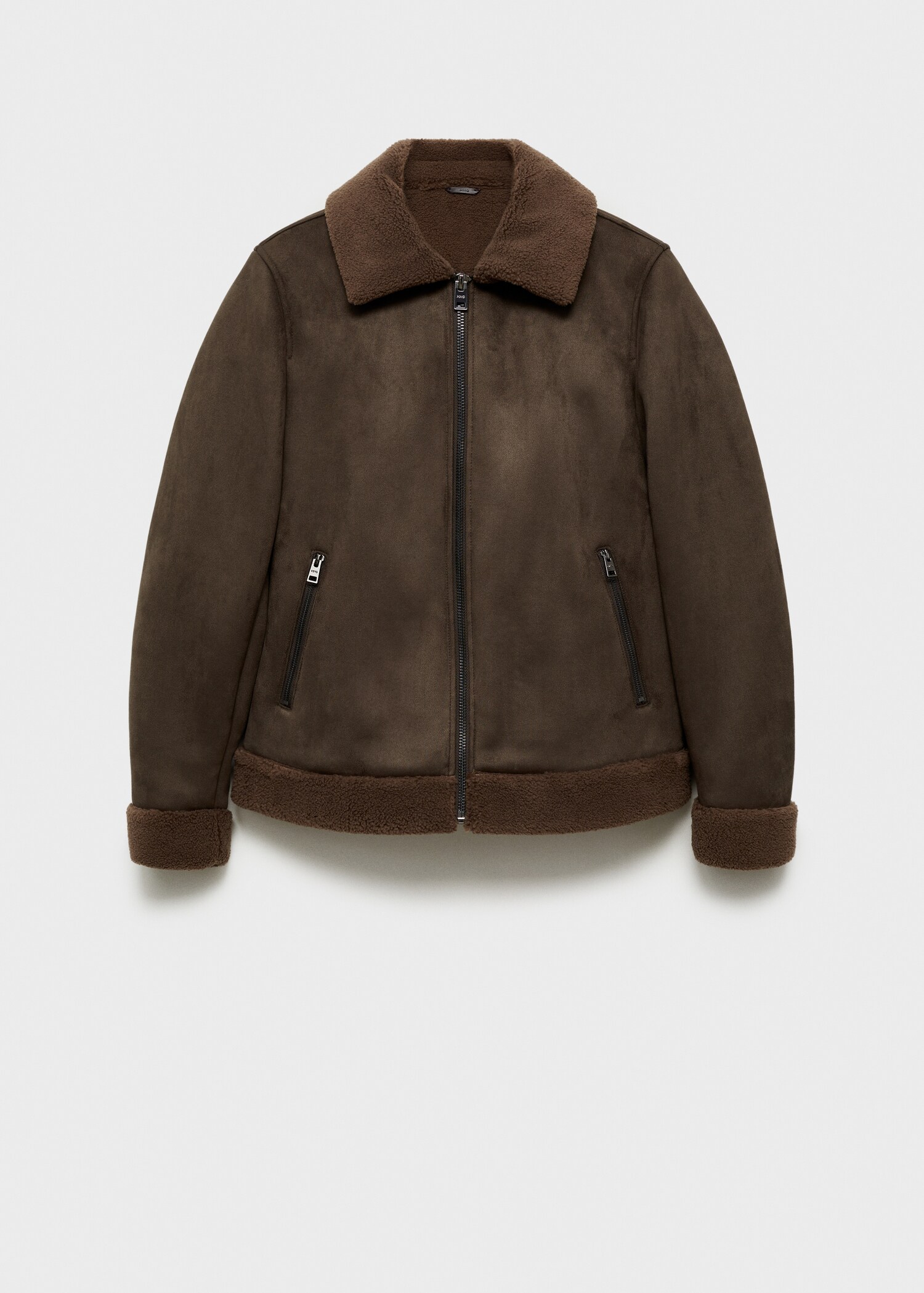 Veste double face effet daim - Article sans modèle