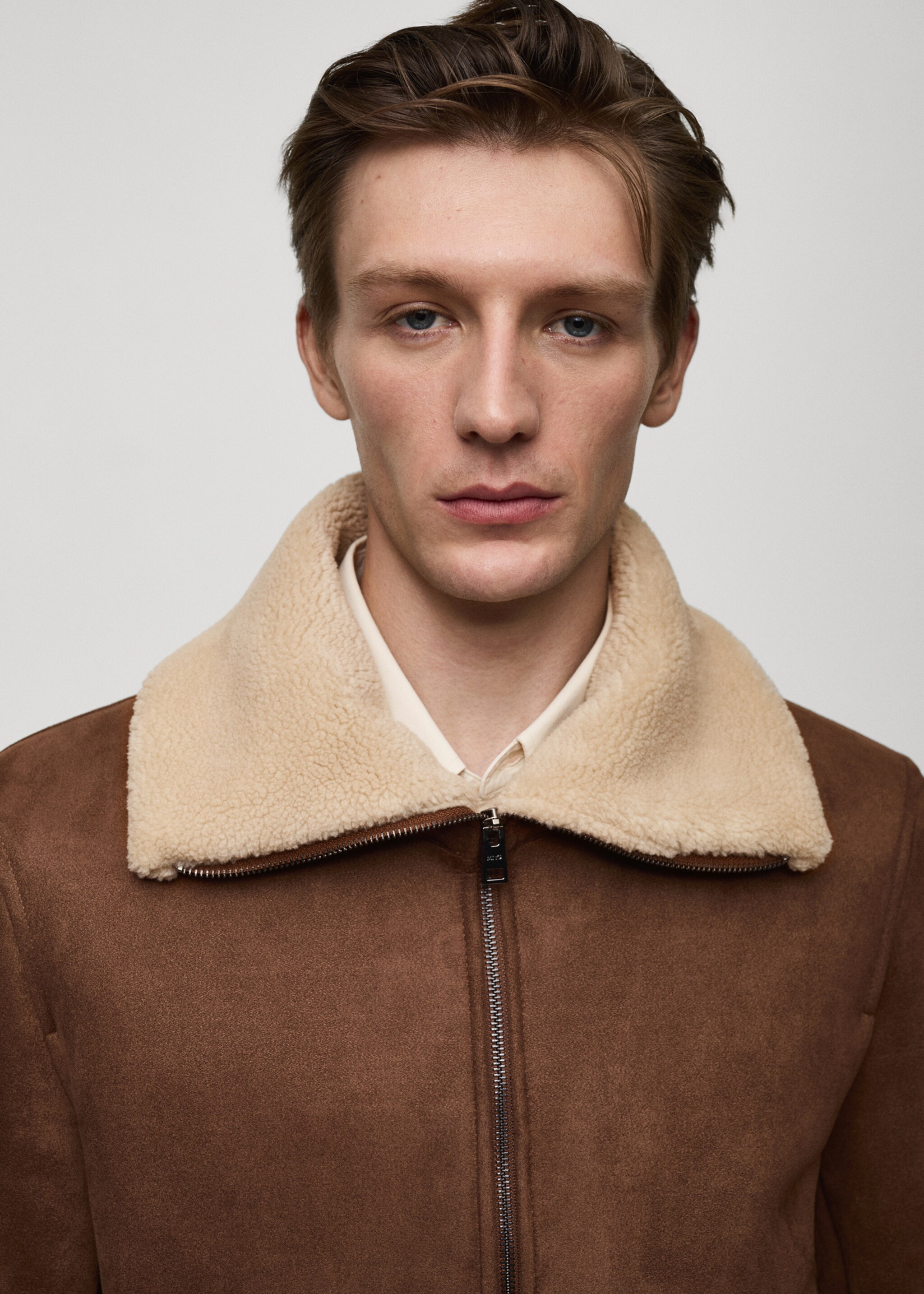 Double face sheepskin jacket - Details of the article 1