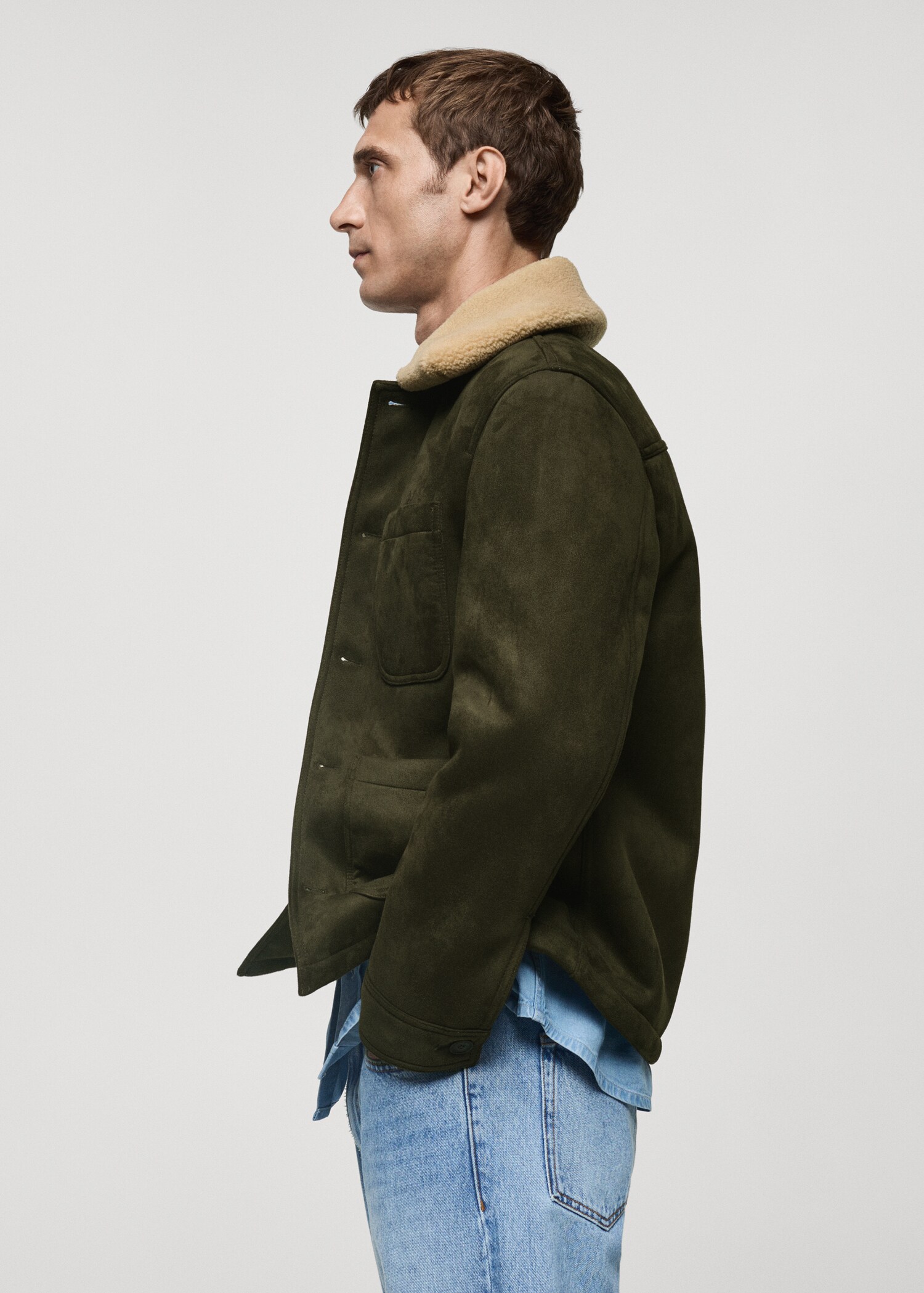 Double face jacket with fleece lining - Details of the article 2