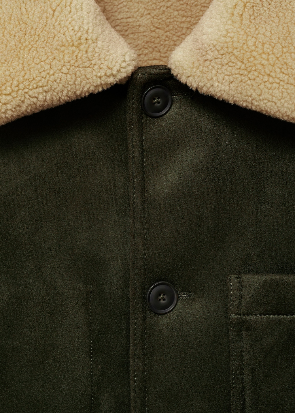 Double face jacket with fleece lining - Men | MANGO USA