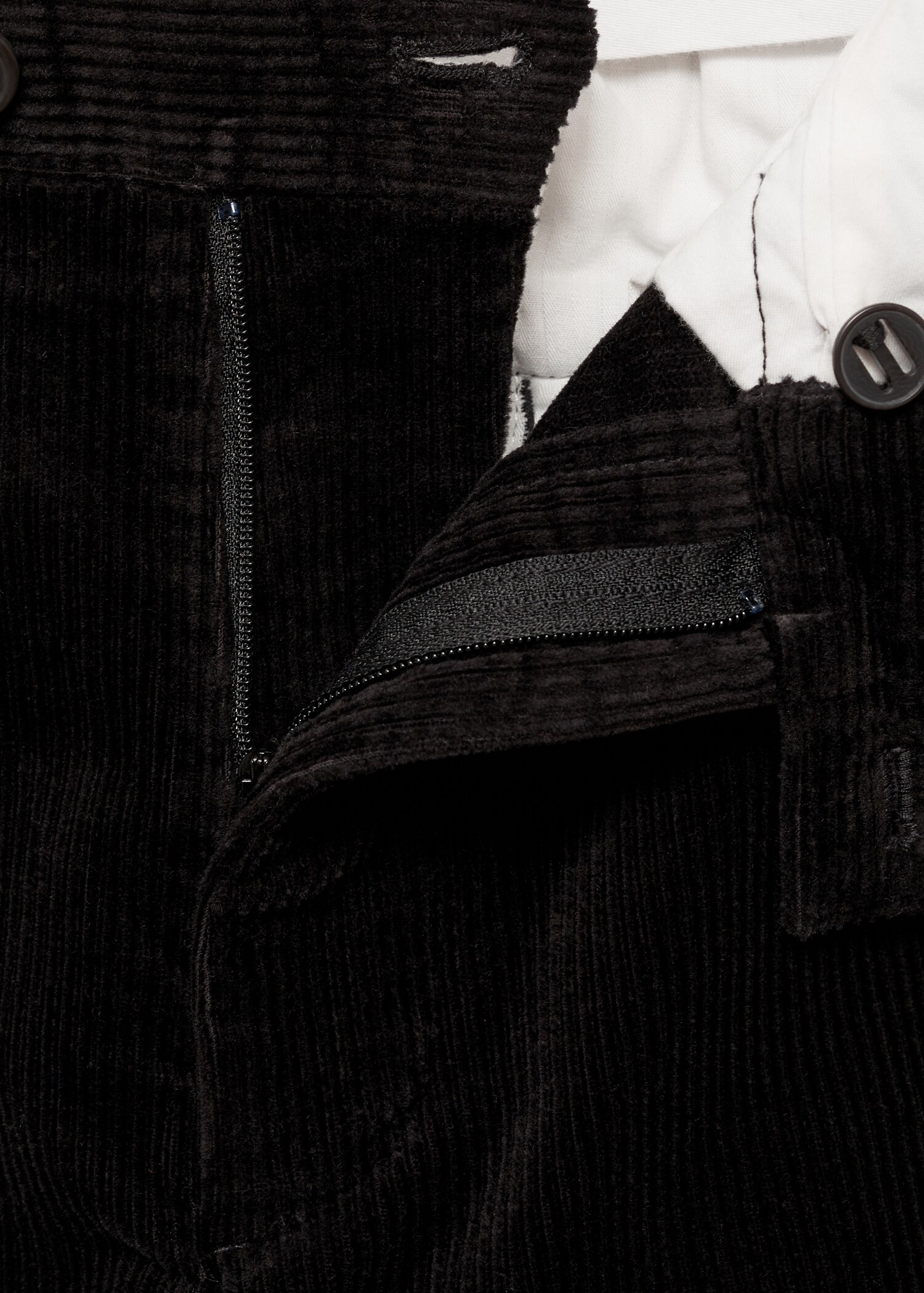 Corduroy straight-fit pants - Details of the article 8