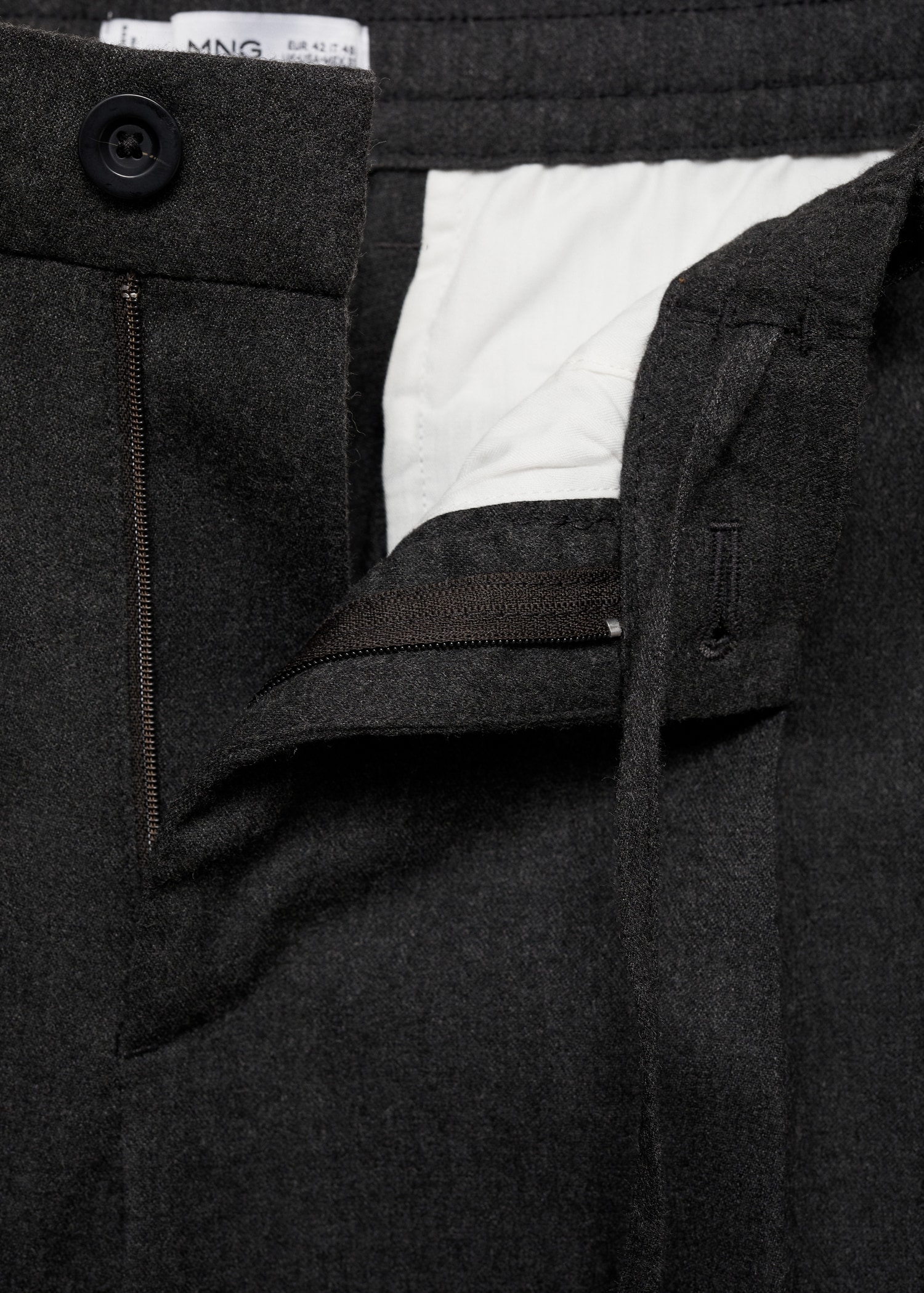 Pantalon regular fit pinces cordon - Détail de l'article 8