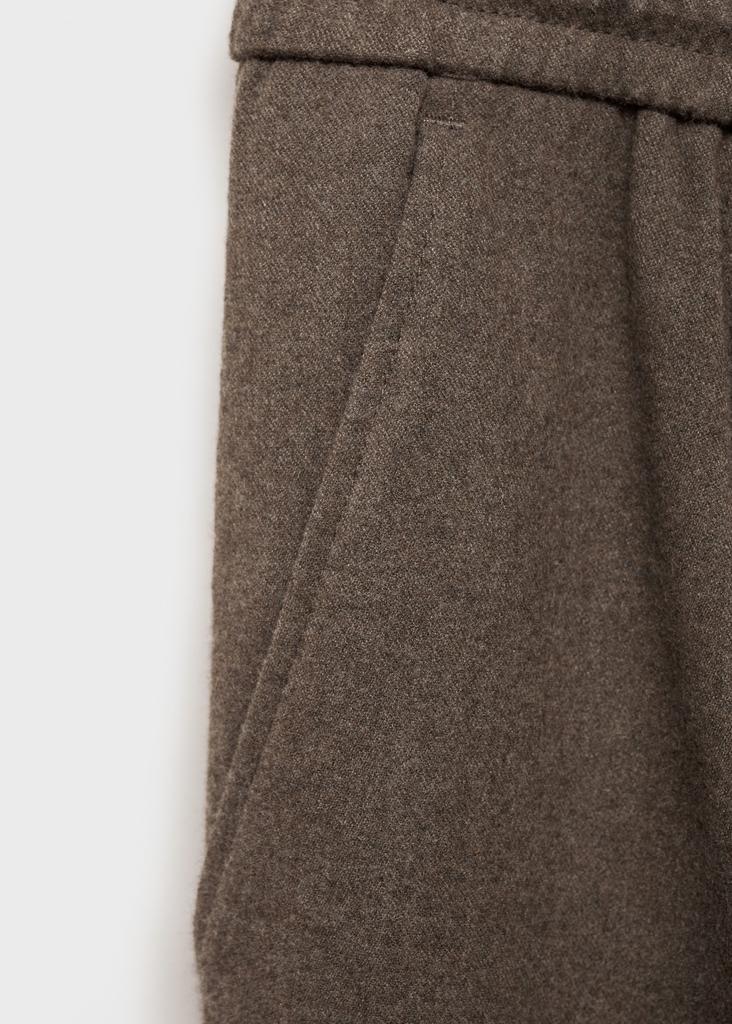 Pantalon regular fit pinces cordon - Détail de l'article 8