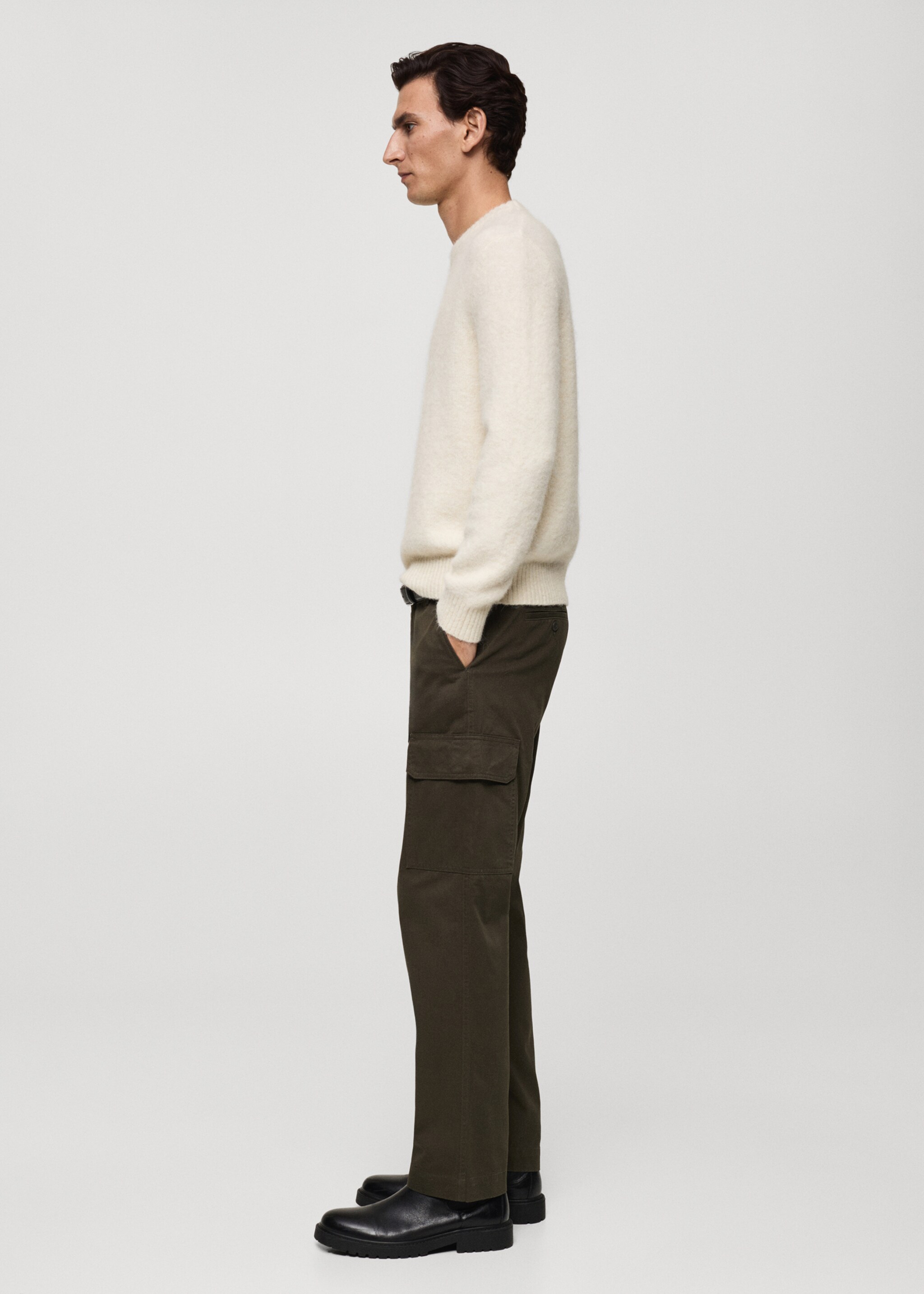 Straight-fit cargo trousers - Details of the article 2