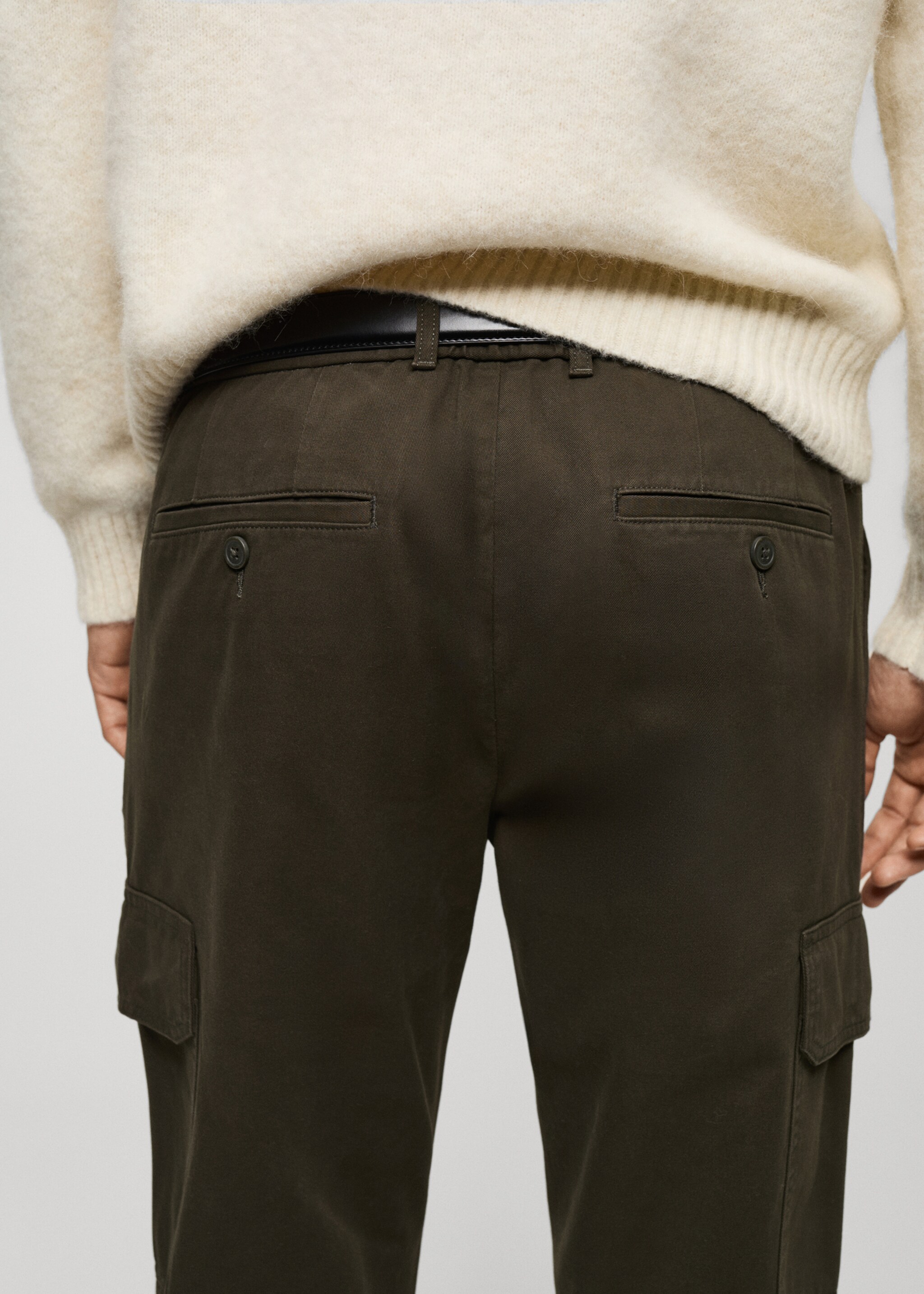 Straight-fit cargo trousers - Details of the article 6