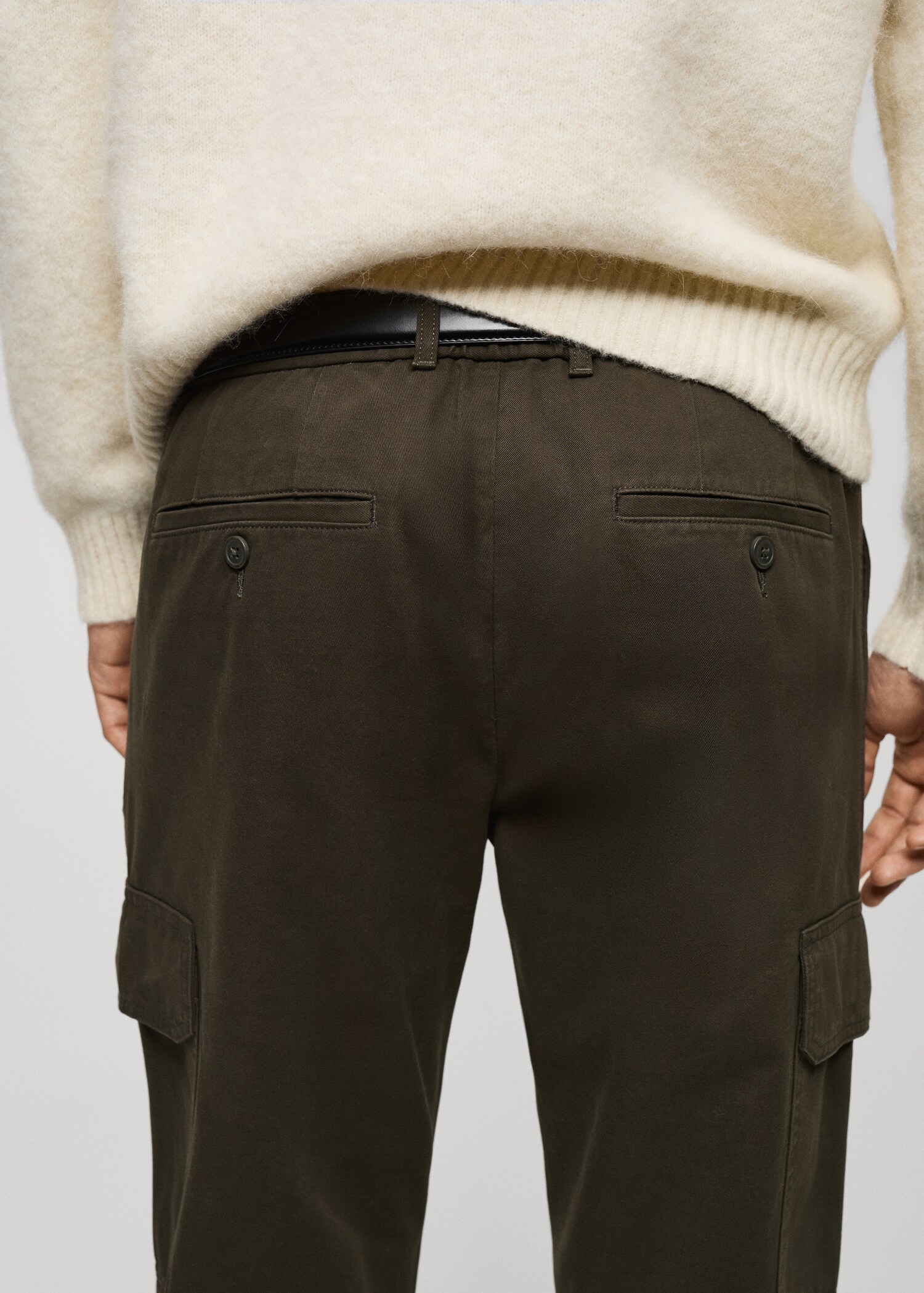 Straight-fit cargo pants - Details of the article 6