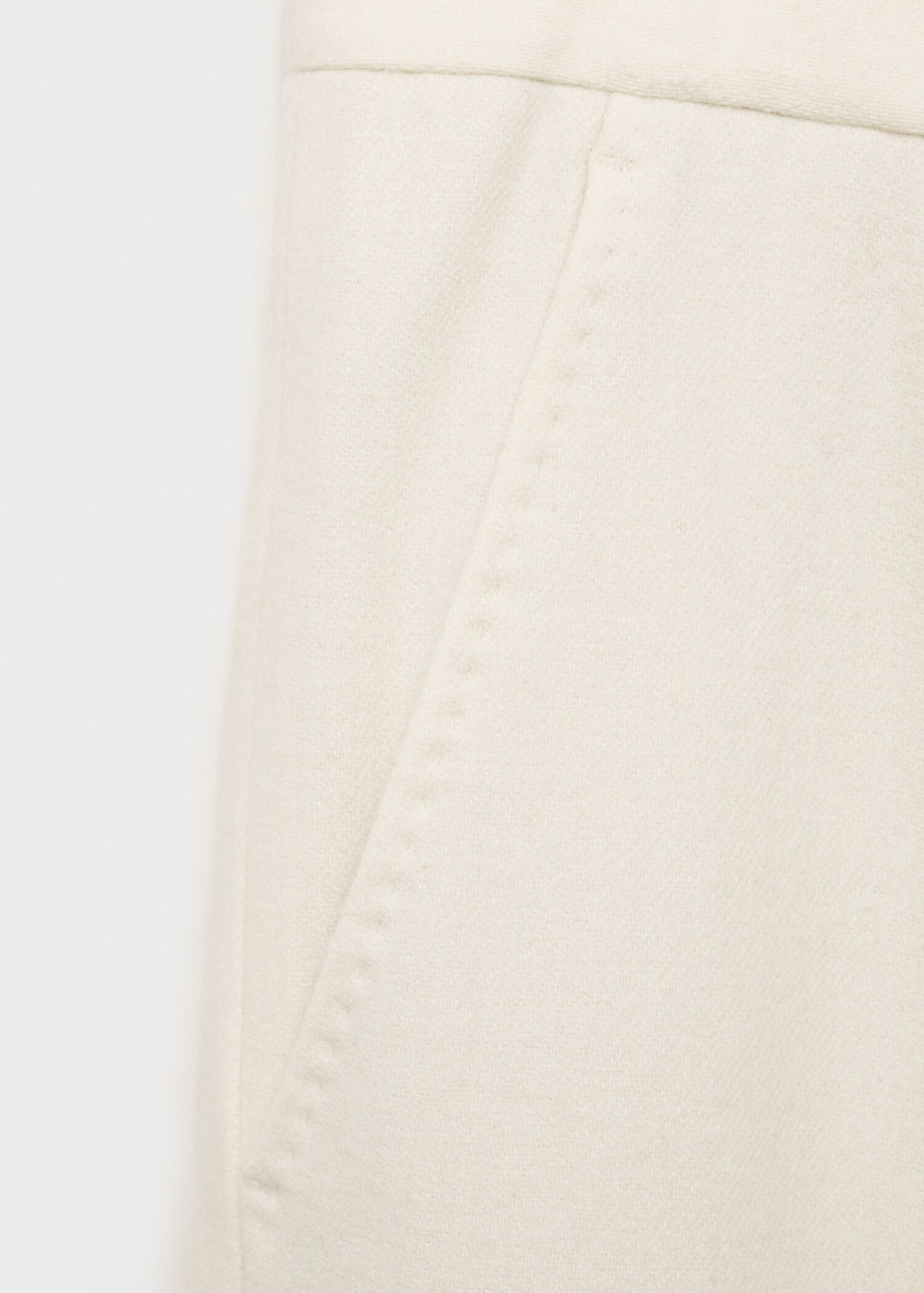Italian wool flannel suit trousers - Details of the article 0
