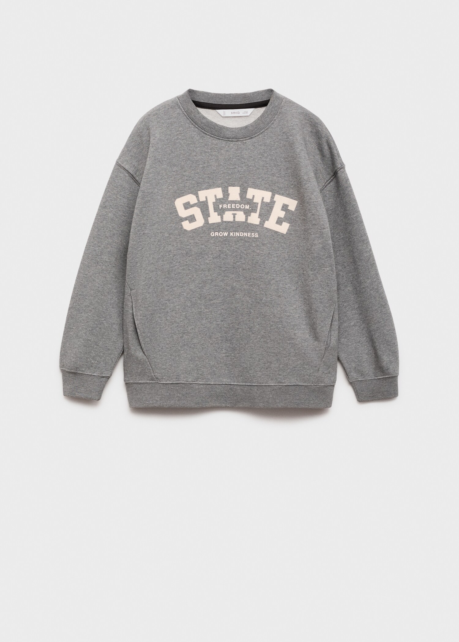 Printed cotton sweatshirt - Article without model