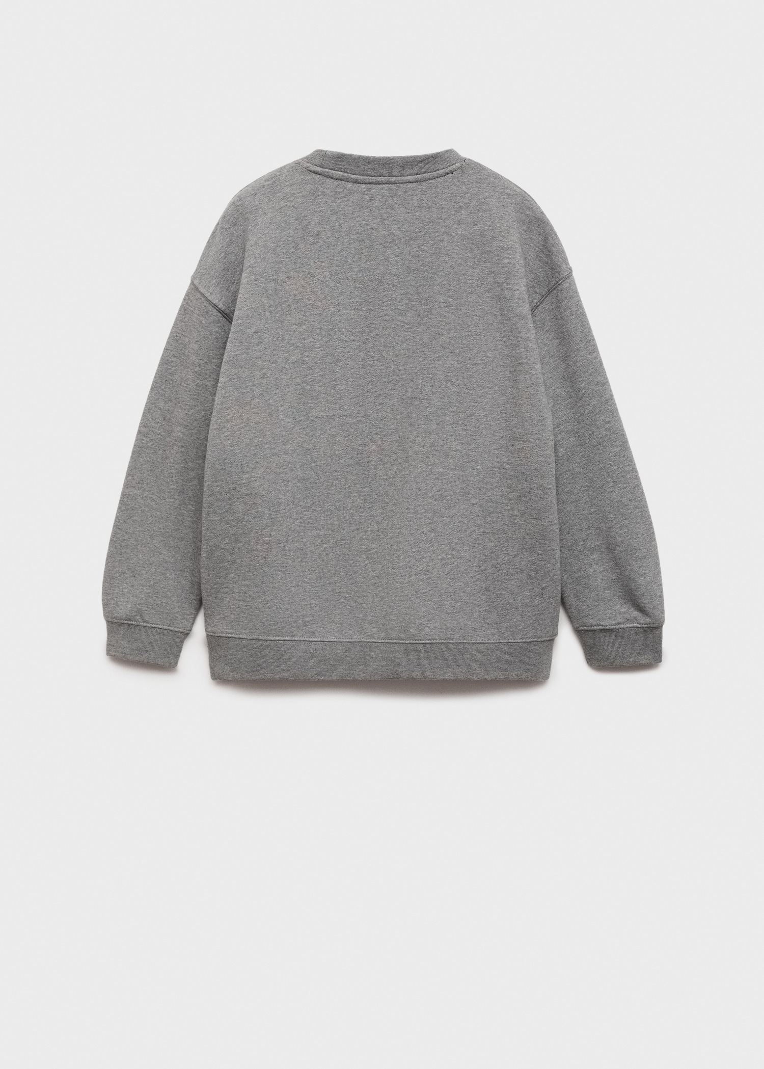 Printed cotton sweatshirt - Reverse of the article