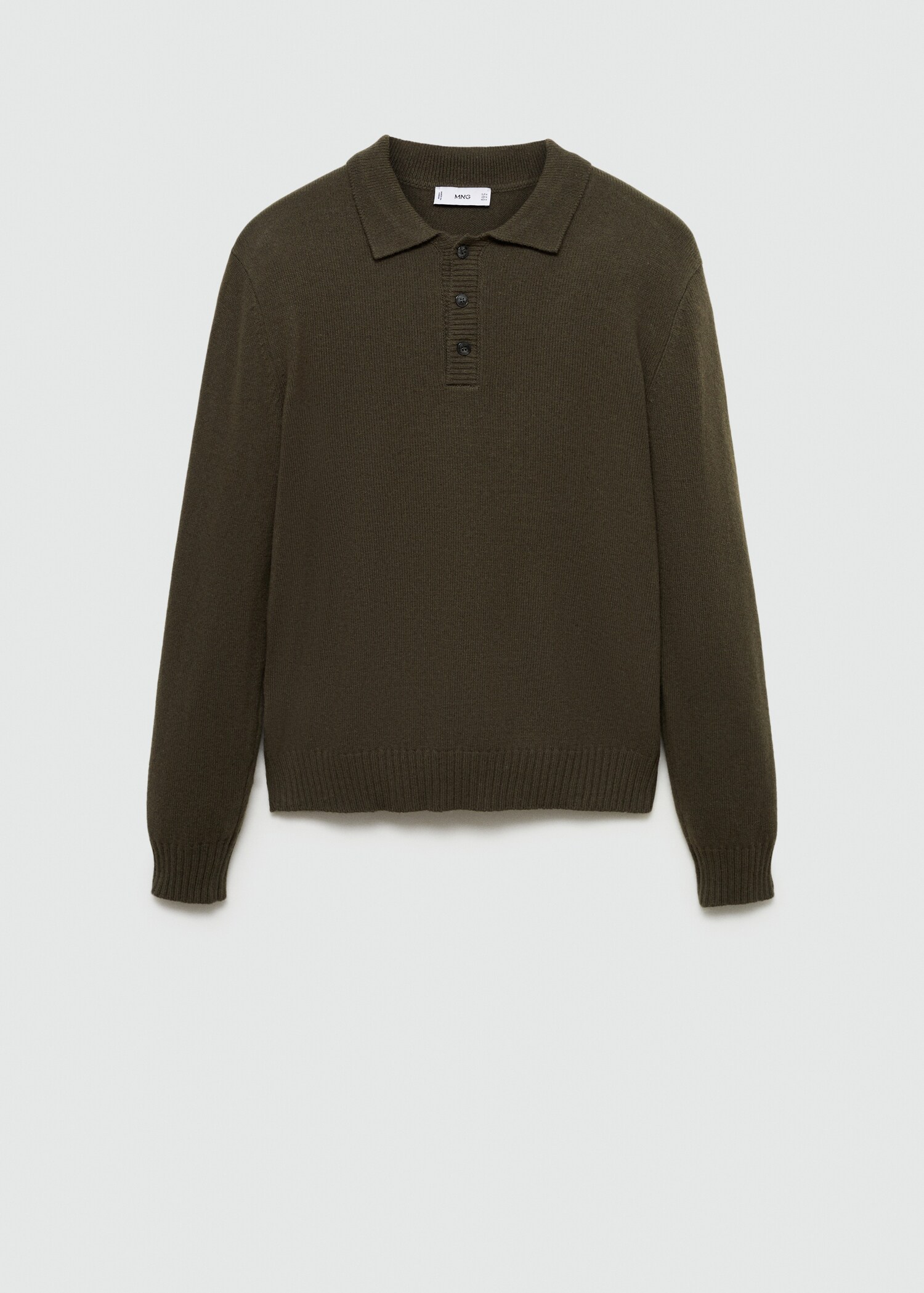 Pull-over laine col polo - Article sans modèle
