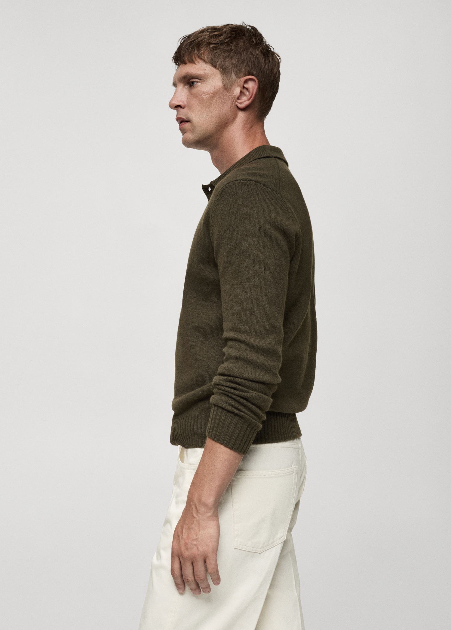 Pull-over laine col polo - Détail de l'article 2