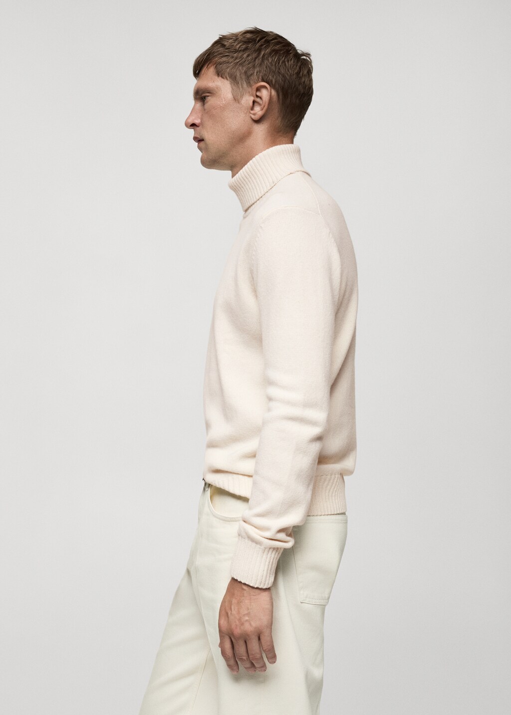 Mango white turtleneck 2025