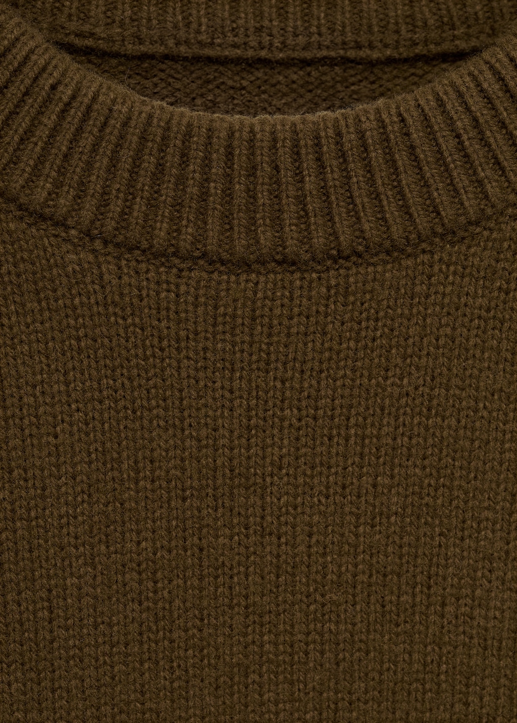 Knitted wool blend sweater