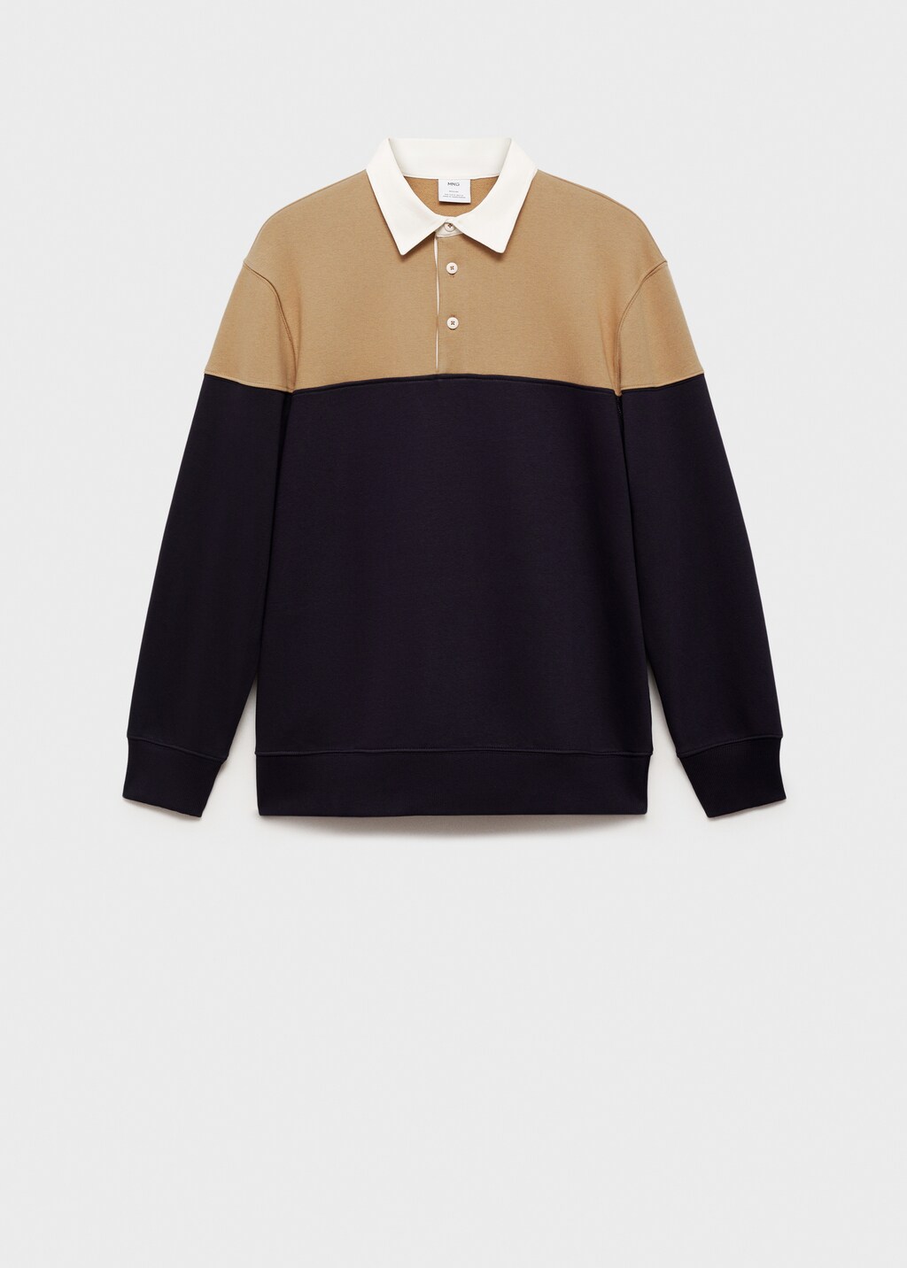 bicolor polo sweat 【philme】 free size bicolor polo sweat 【philme】 free size Two-tone cotton polo