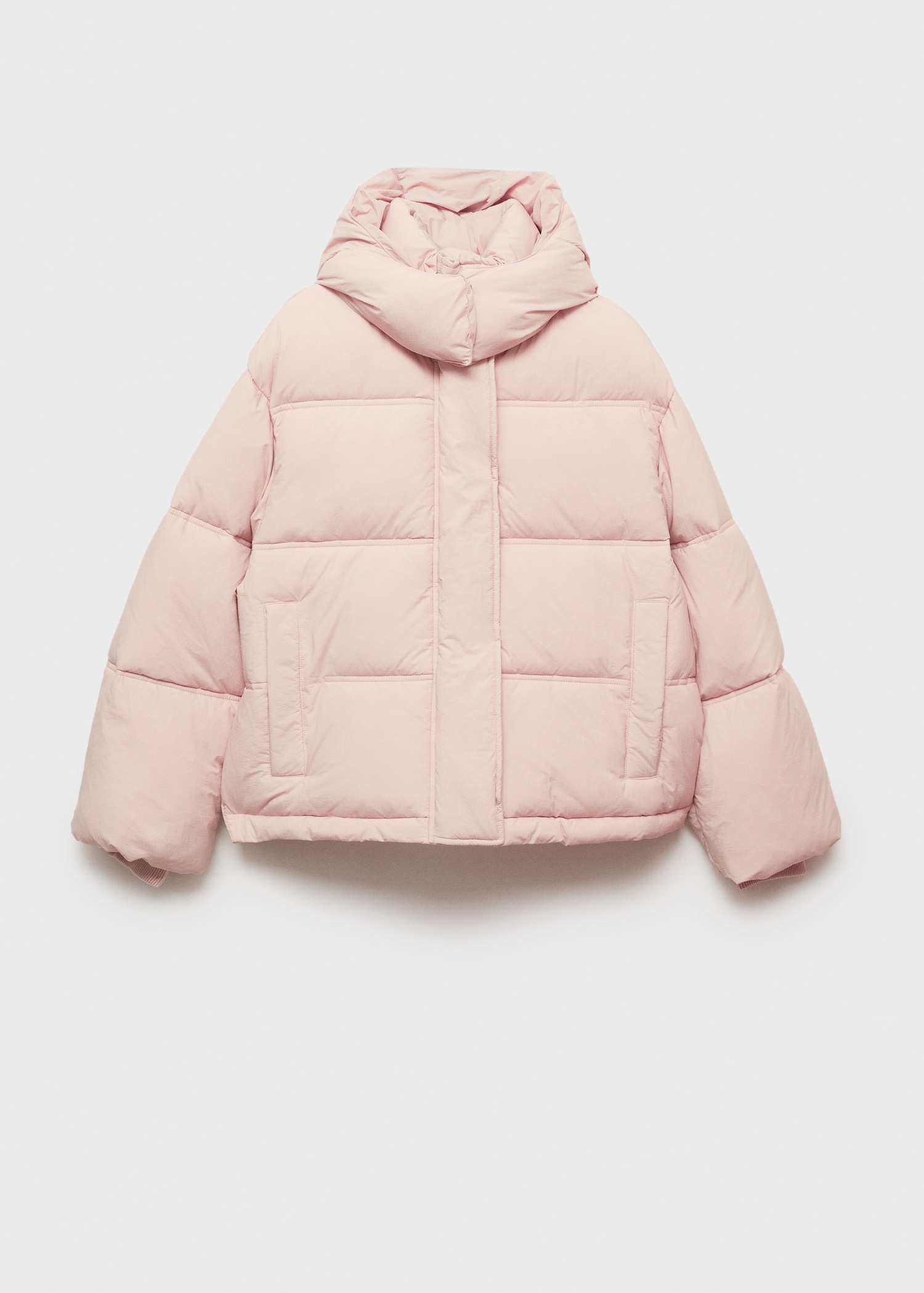 Anorak court matelassé capuche - Article sans modèle