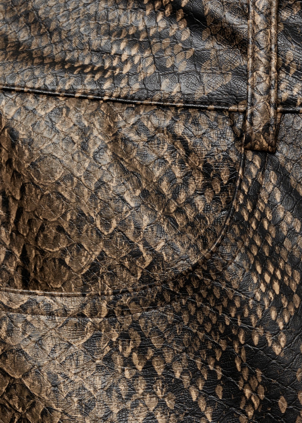 Mango snake print trousers clearance