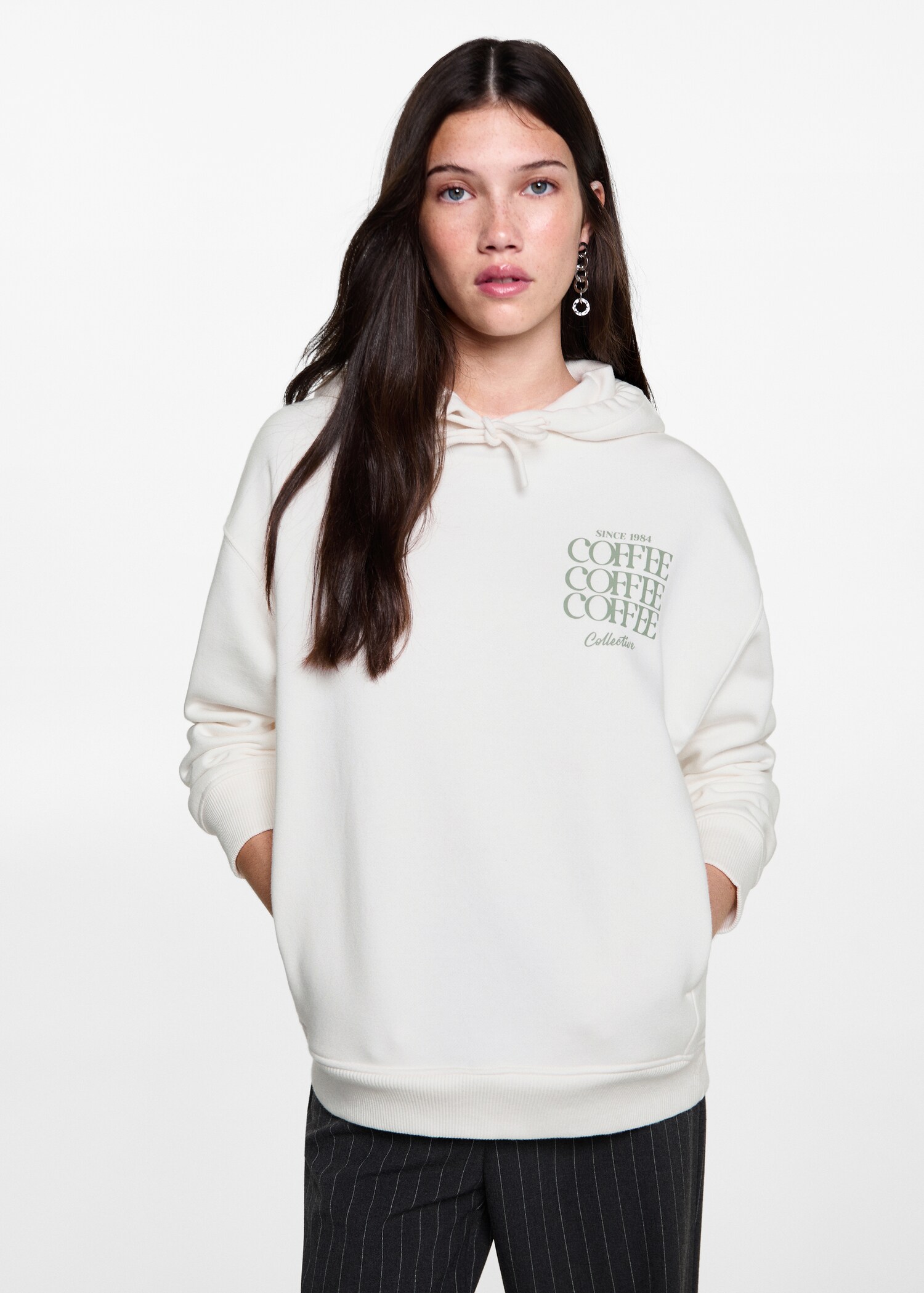 Hoodie cotton sweatshirt - Medium plane
