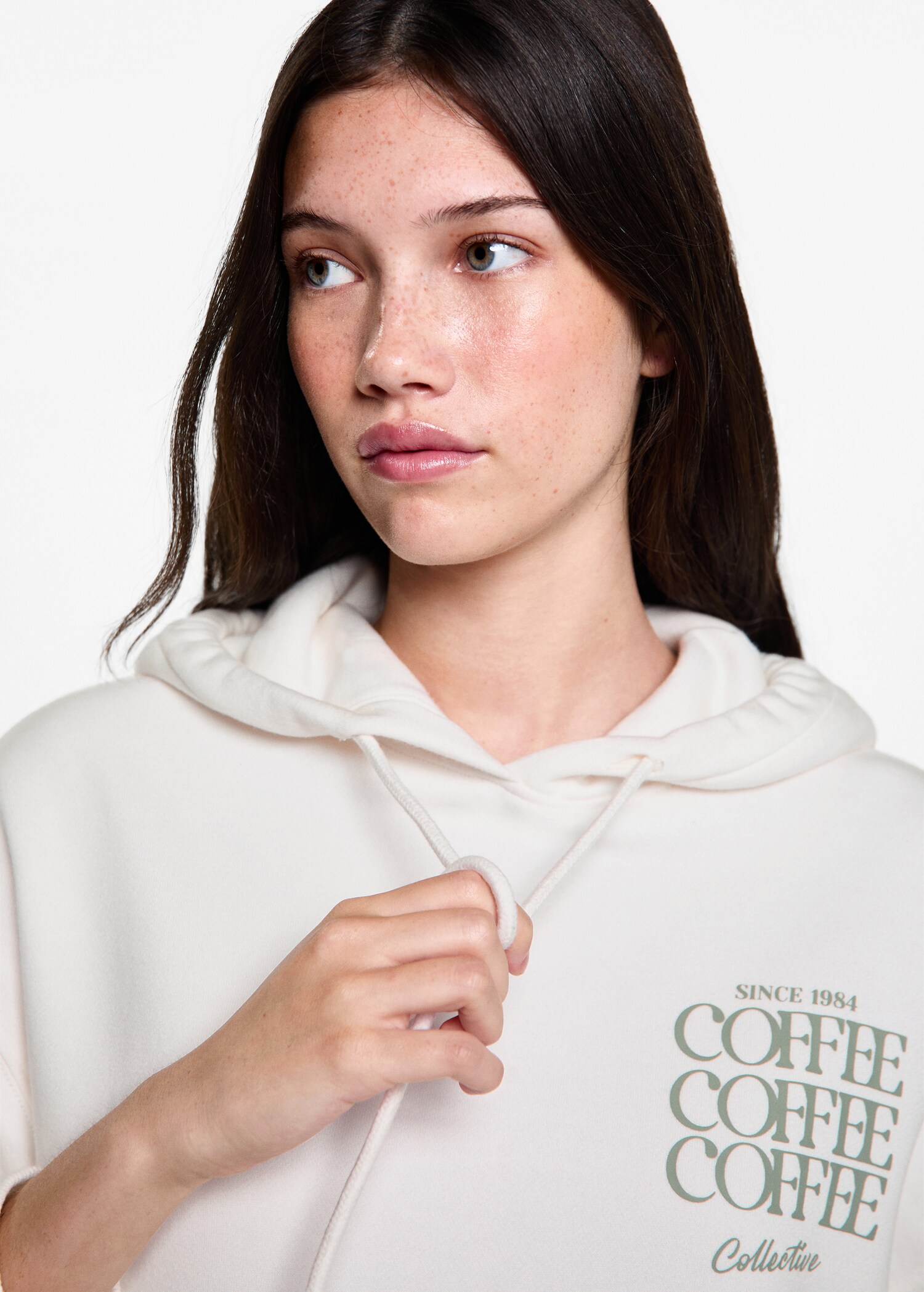 Hoodie cotton sweatshirt - Details of the article 1