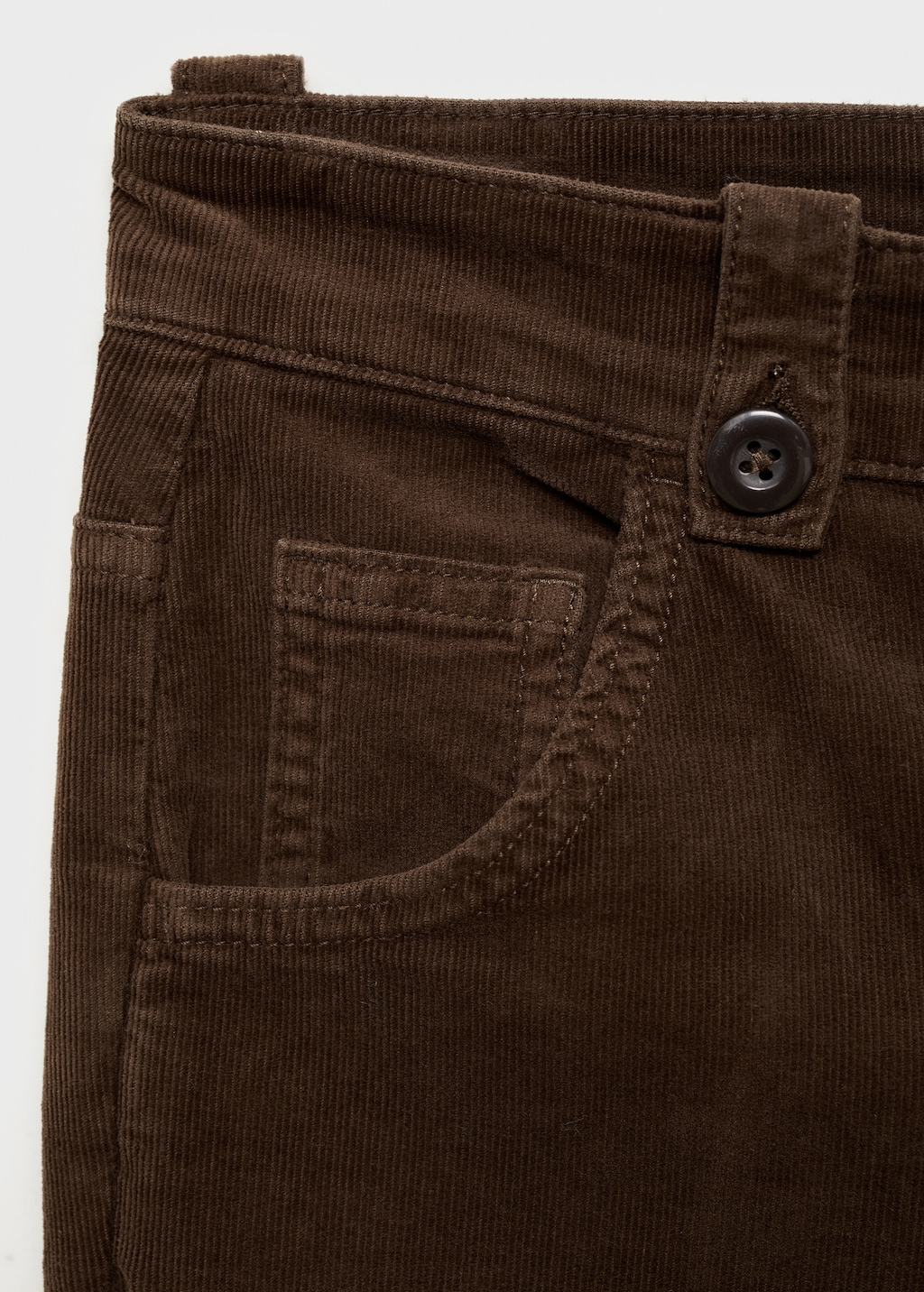Pantaloni campana velluto a coste Donna MANGO Italia