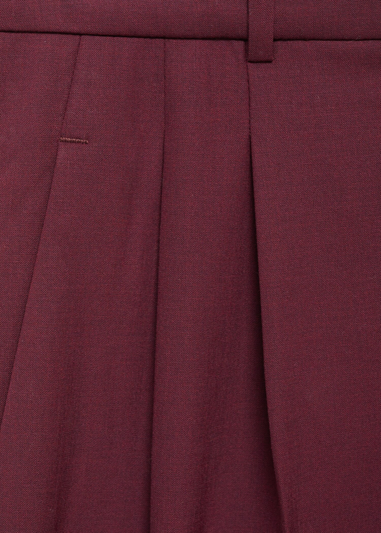 Wideleg pleated wool trousers - Details of the article 8